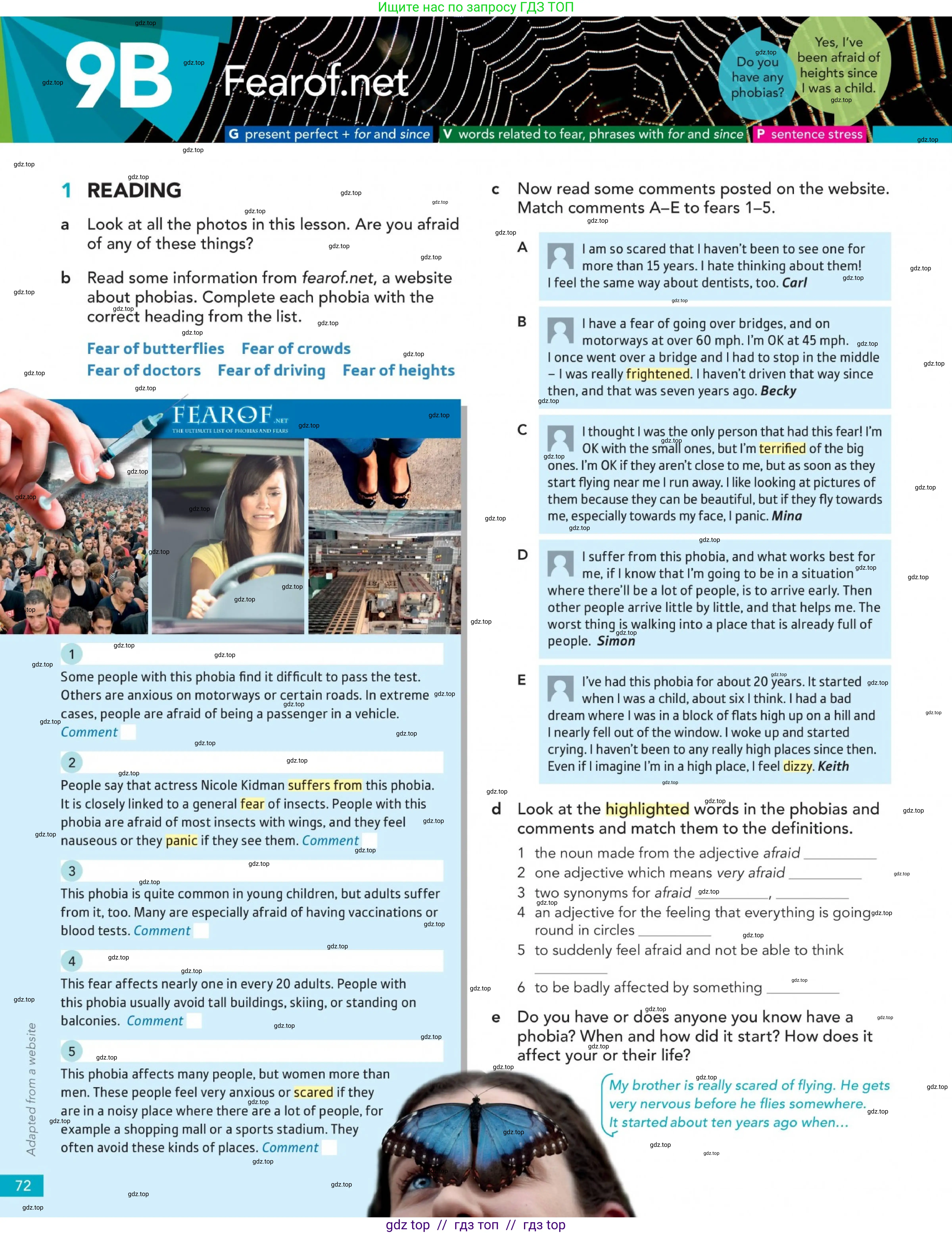 Английский язык (english), 5-11 класс Учебник (Student's book), авторы: Latham-Koenig Christina, Oxenden Clive, Lambert Jerry, издательство Oxford University Press, Москва, белого цвета, страница 72