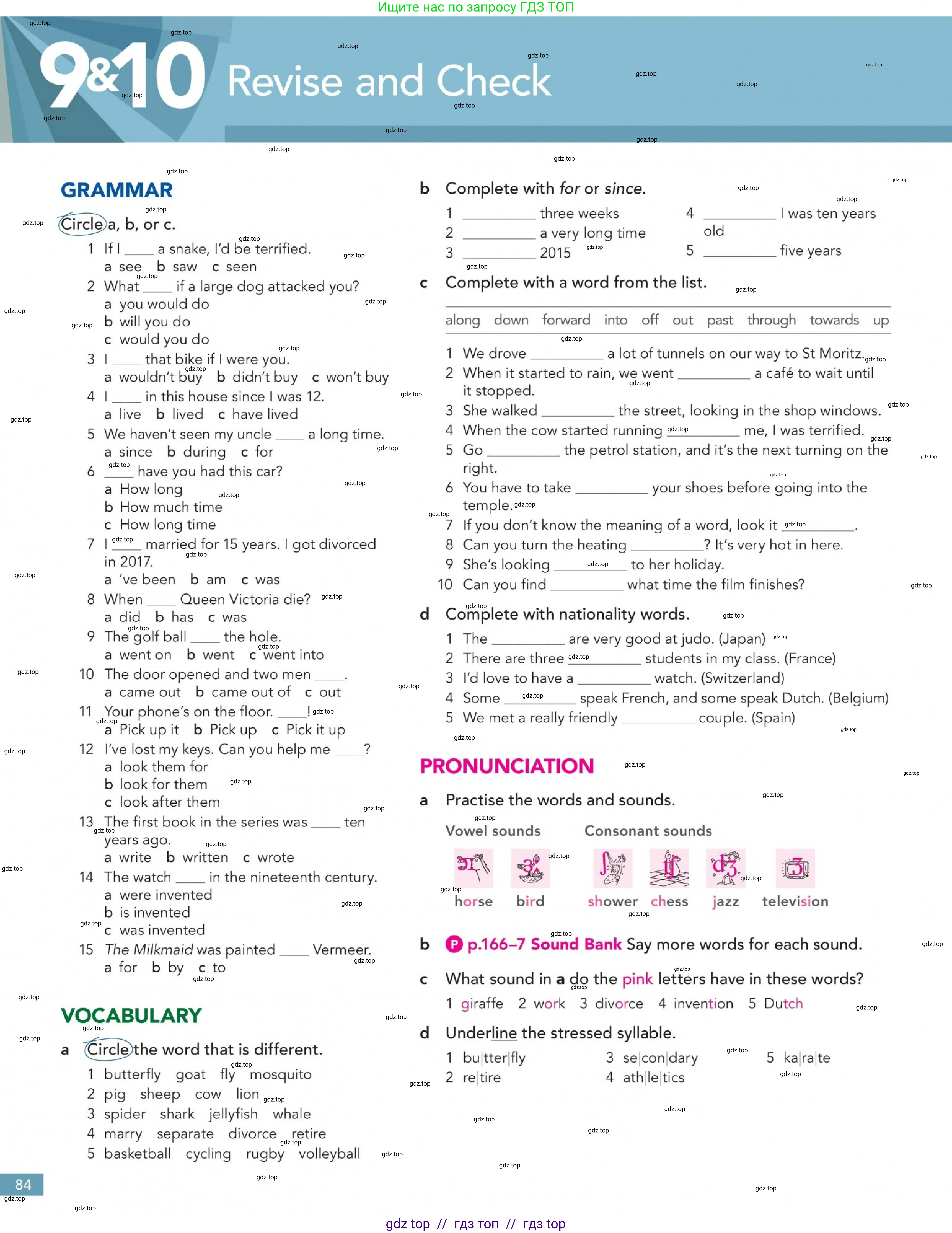 Английский язык (english), 5-11 класс Учебник (Student's book), авторы: Latham-Koenig Christina, Oxenden Clive, Lambert Jerry, издательство Oxford University Press, Москва, белого цвета, страница 84