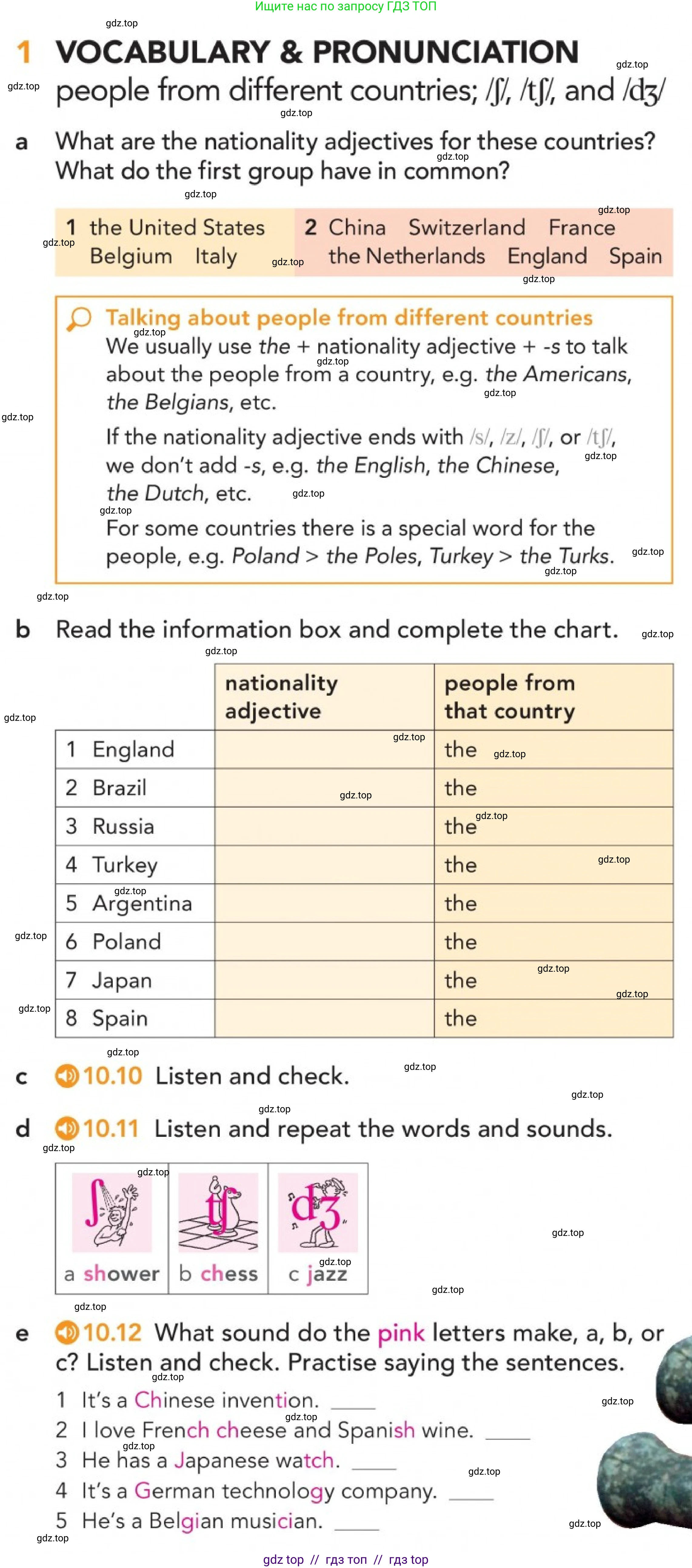Английский язык (english), 5-11 класс Учебник (Student's book), авторы: Latham-Koenig Christina, Oxenden Clive, Lambert Jerry, издательство Oxford University Press, Москва, белого цвета, страница 82, номер 1, Условие