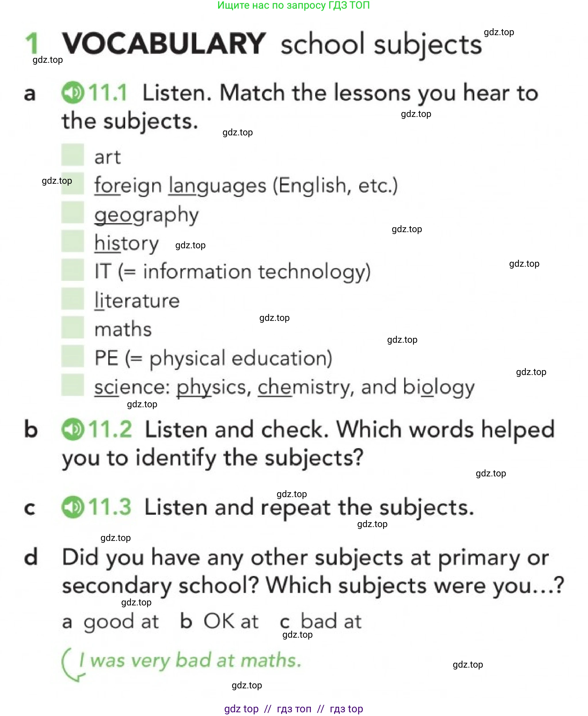 Английский язык (english), 5-11 класс Учебник (Student's book), авторы: Latham-Koenig Christina, Oxenden Clive, Lambert Jerry, издательство Oxford University Press, Москва, белого цвета, страница 86, номер 1, Условие