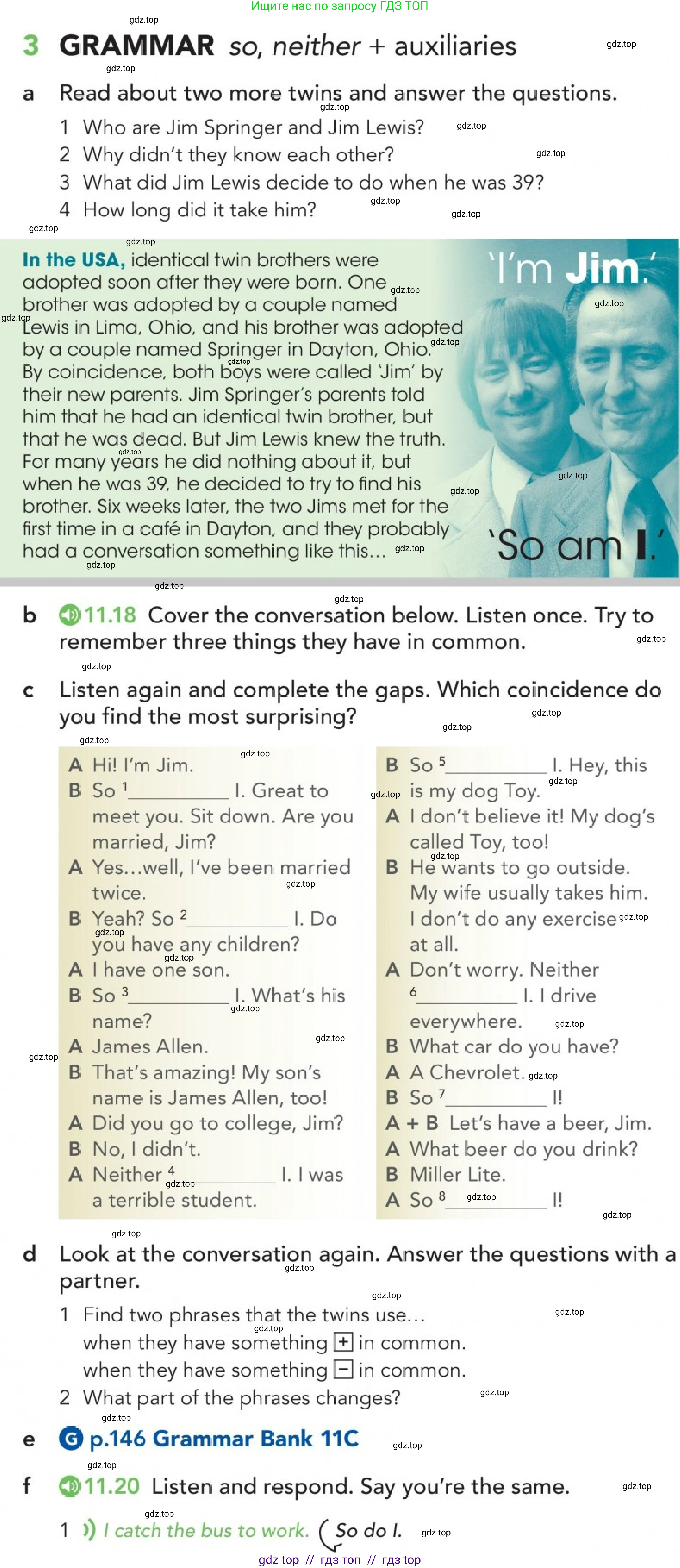 Английский язык (english), 5-11 класс Учебник (Student's book), авторы: Latham-Koenig Christina, Oxenden Clive, Lambert Jerry, издательство Oxford University Press, Москва, белого цвета, страница 91, номер 3, Условие