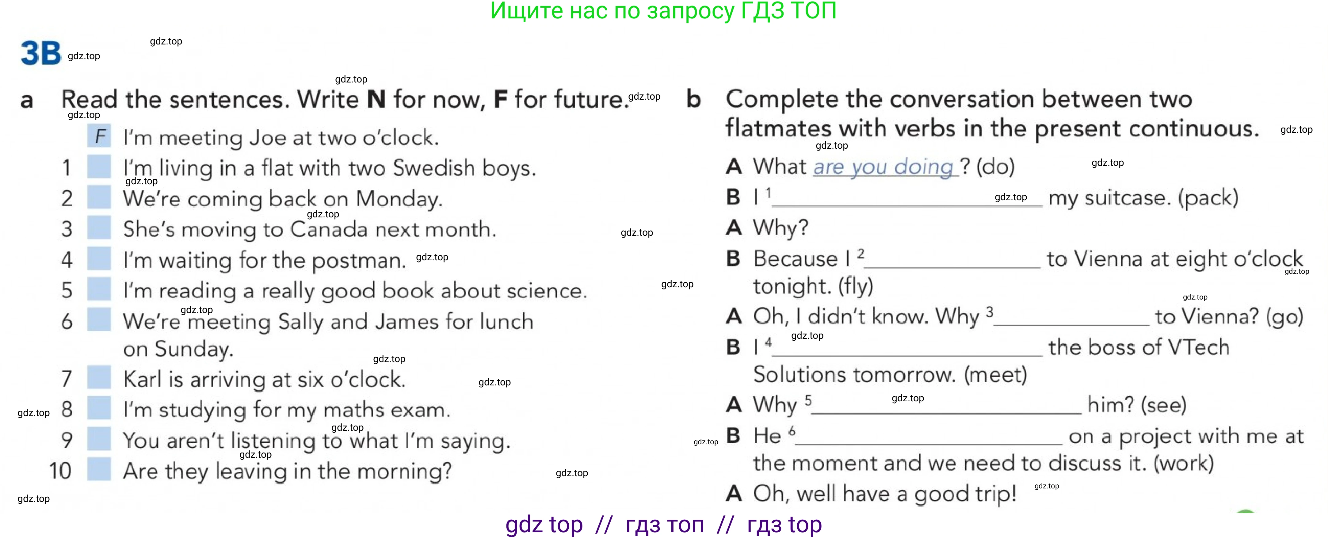 Английский язык (english), 5-11 класс Учебник (Student's book), авторы: Latham-Koenig Christina, Oxenden Clive, Lambert Jerry, издательство Oxford University Press, Москва, белого цвета, страница 25, номер 4, Условие (продолжение 3)