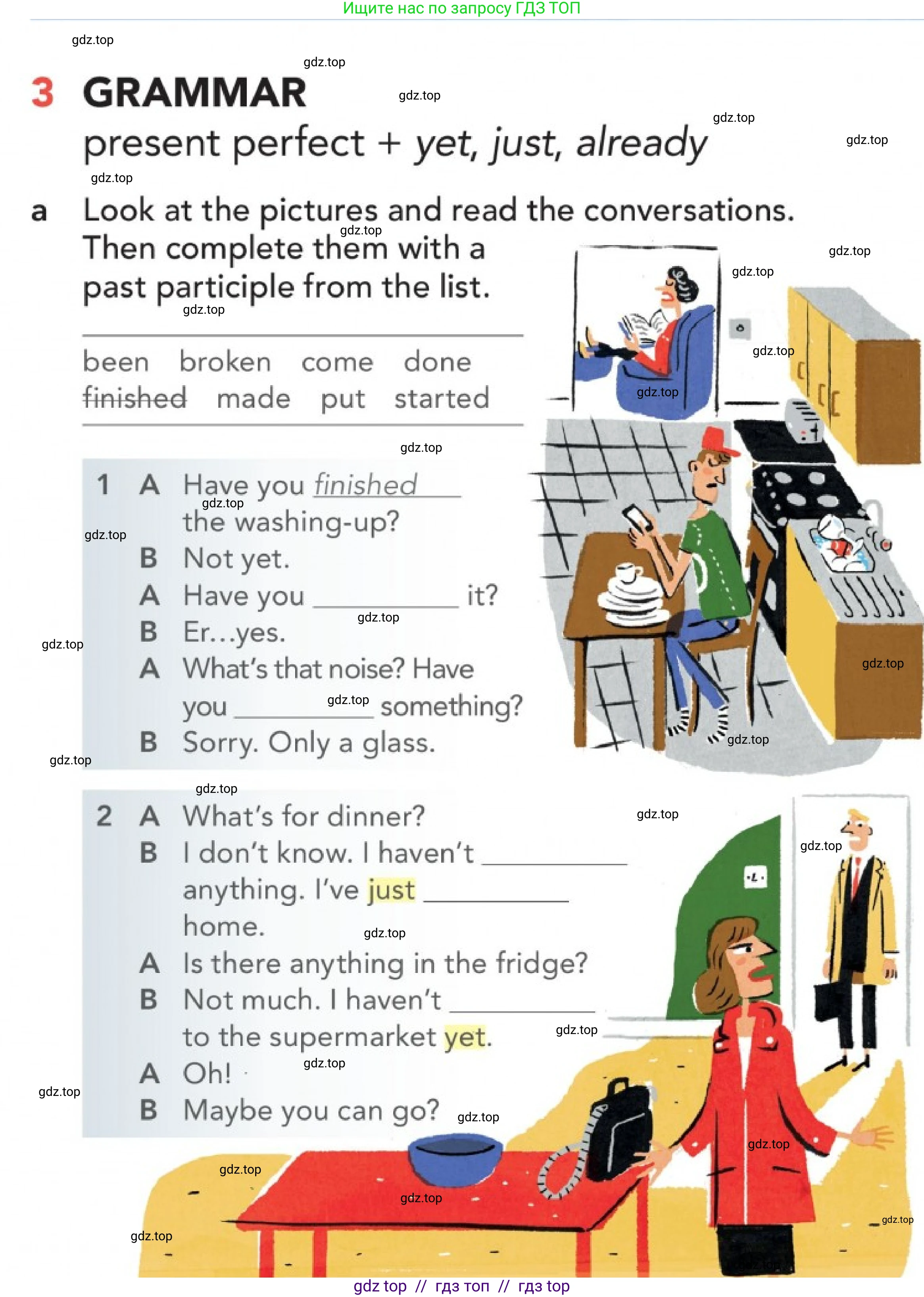 Английский язык (english), 5-11 класс Учебник (Student's book), авторы: Latham-Koenig Christina, Oxenden Clive, Lambert Jerry, издательство Oxford University Press, Москва, белого цвета, страница 30, номер 3, Условие