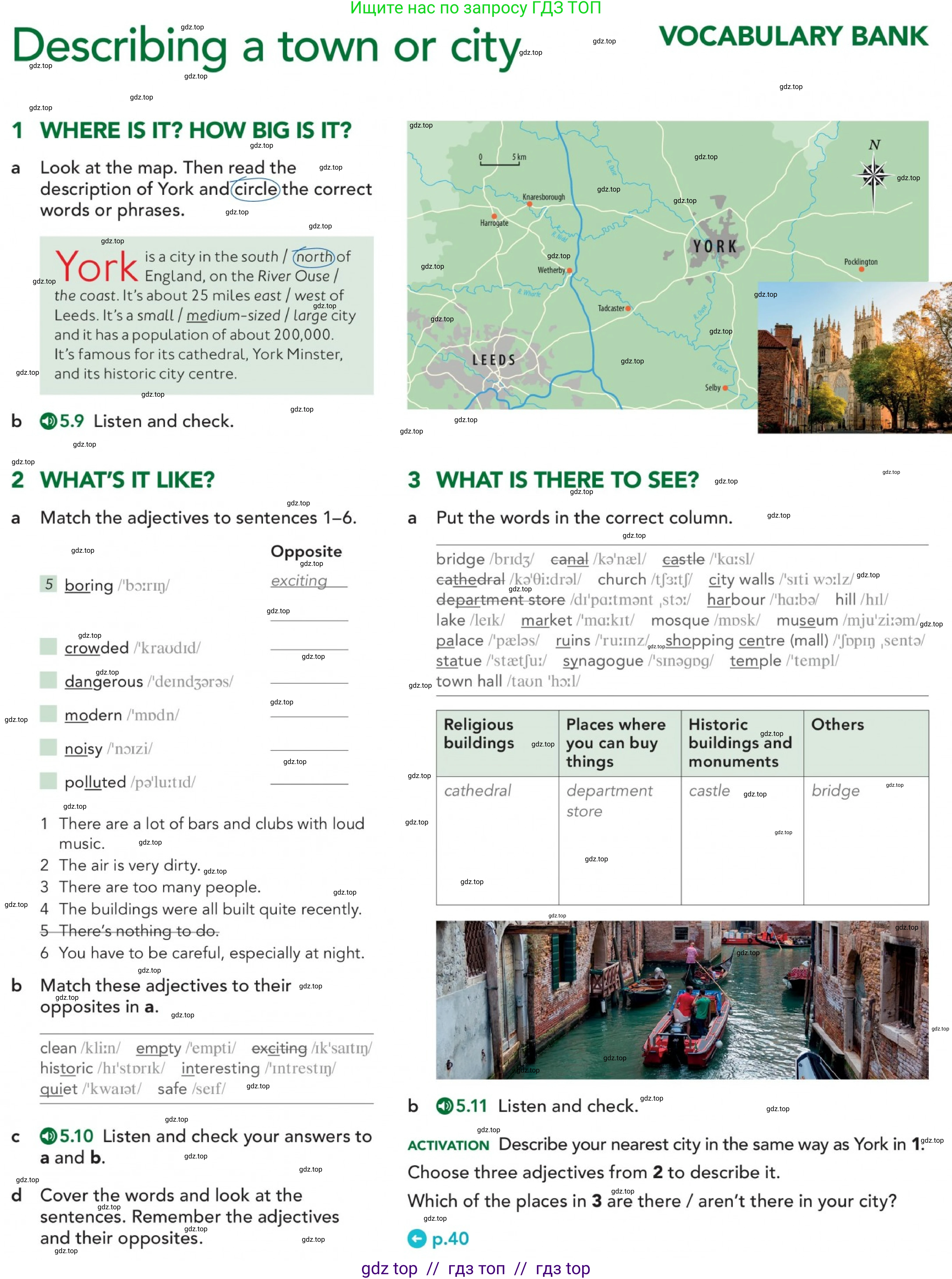 Английский язык (english), 5-11 класс Учебник (Student's book), авторы: Latham-Koenig Christina, Oxenden Clive, Lambert Jerry, издательство Oxford University Press, Москва, белого цвета, страница 40, номер 1, Условие (продолжение 2)