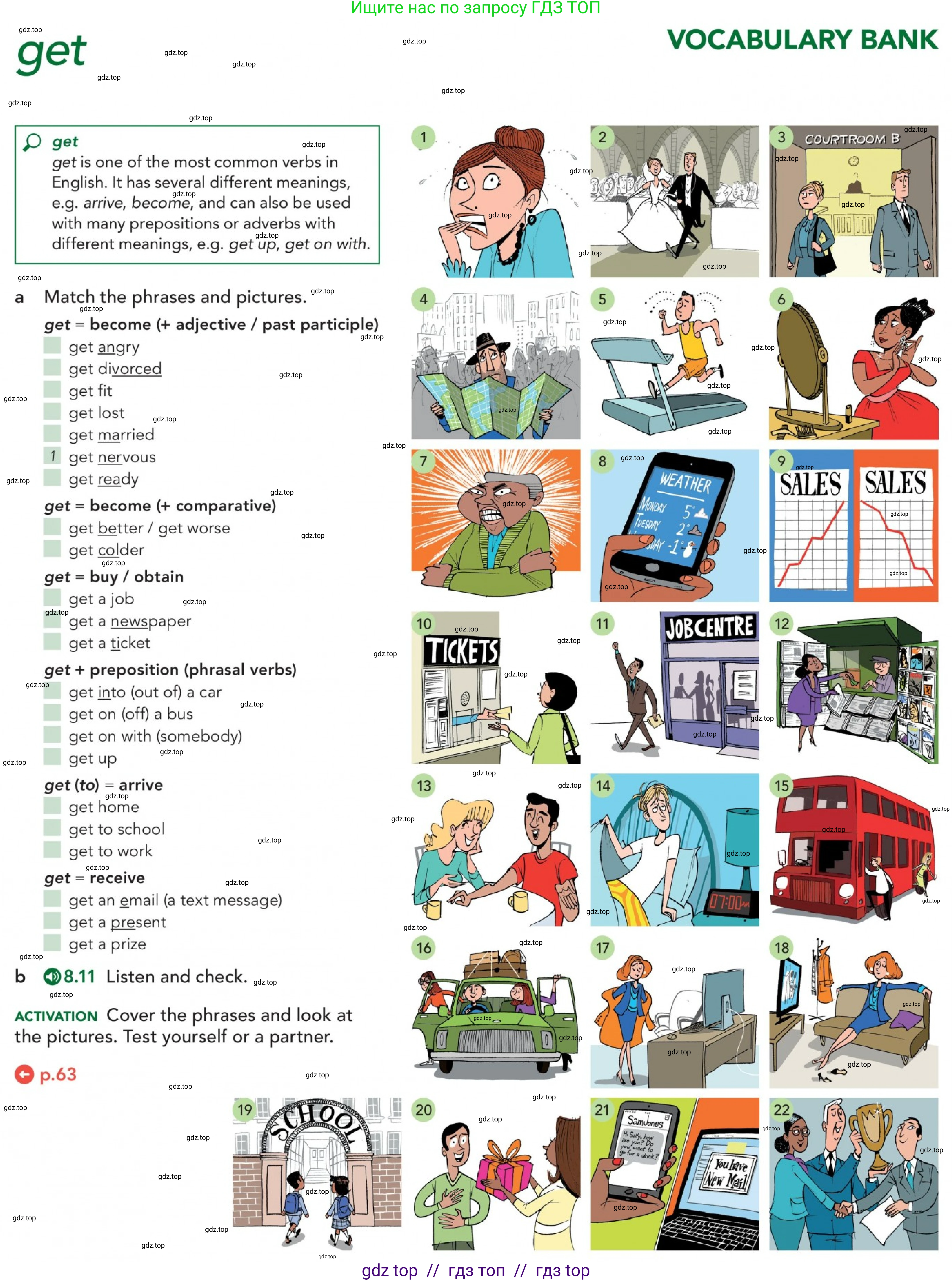 Английский язык (english), 5-11 класс Учебник (Student's book), авторы: Latham-Koenig Christina, Oxenden Clive, Lambert Jerry, издательство Oxford University Press, Москва, белого цвета, страница 63, номер 5, Условие (продолжение 2)