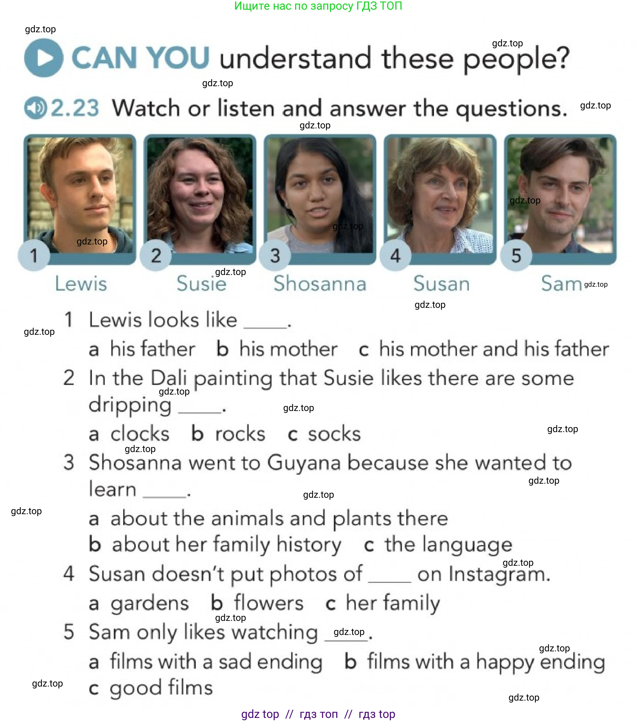 Английский язык (english), 5-11 класс Учебник (Student's book), авторы: Latham-Koenig Christina, Oxenden Clive, Lambert Jerry, издательство Oxford University Press, Москва, белого цвета, страница 21, Условие