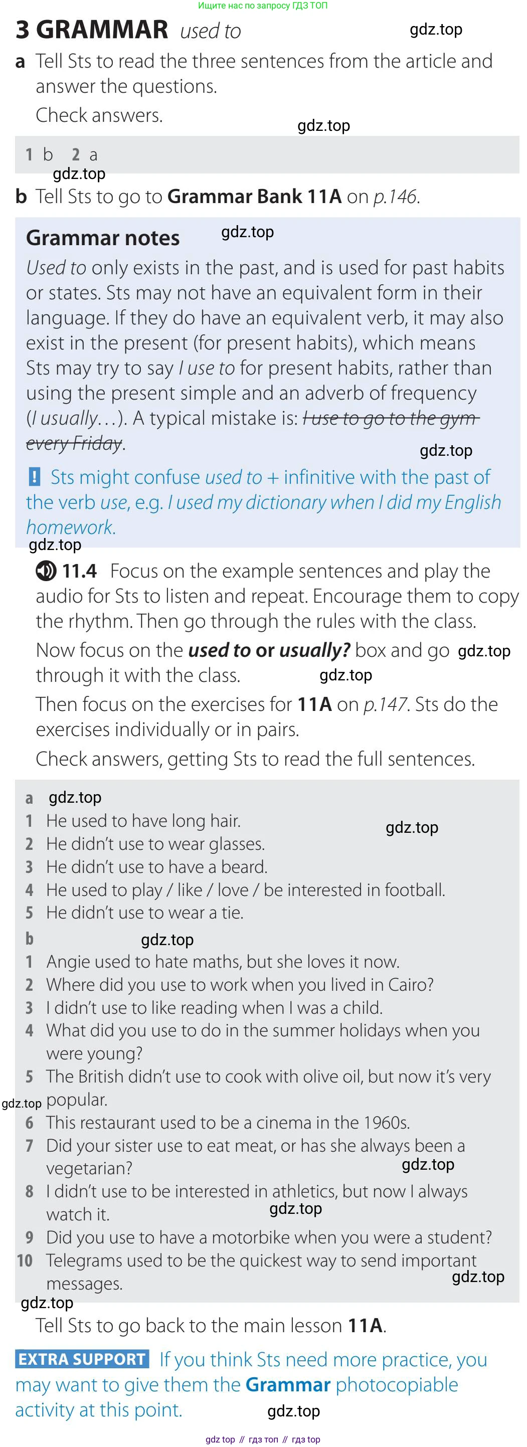 Английский язык (english), 5-11 класс Учебник (Student's book), авторы: Latham-Koenig Christina, Oxenden Clive, Lambert Jerry, издательство Oxford University Press, Москва, белого цвета, страница 87, номер 3, Teacher's Guide