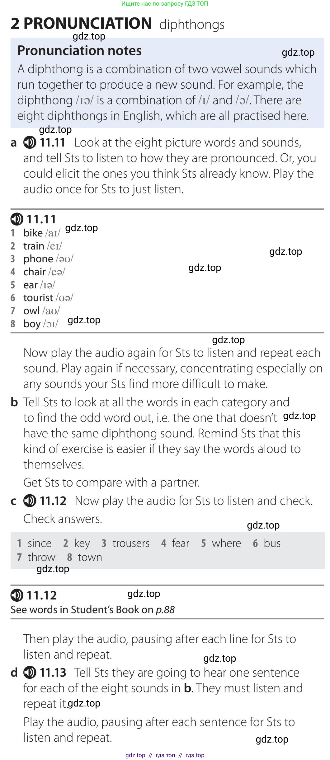 Английский язык (english), 5-11 класс Учебник (Student's book), авторы: Latham-Koenig Christina, Oxenden Clive, Lambert Jerry, издательство Oxford University Press, Москва, белого цвета, страница 88, номер 2, Teacher's Guide