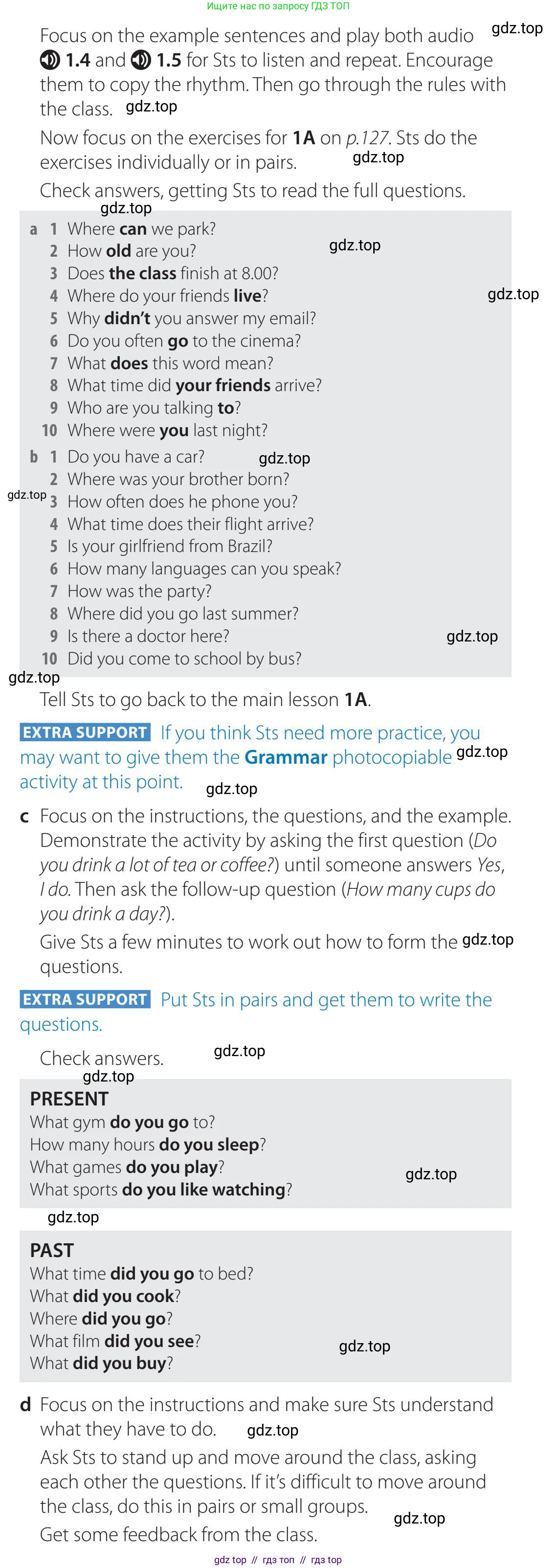 Английский язык (english), 5-11 класс Учебник (Student's book), авторы: Latham-Koenig Christina, Oxenden Clive, Lambert Jerry, издательство Oxford University Press, Москва, белого цвета, страница 7, номер 2, Teacher's Guide (продолжение 2)