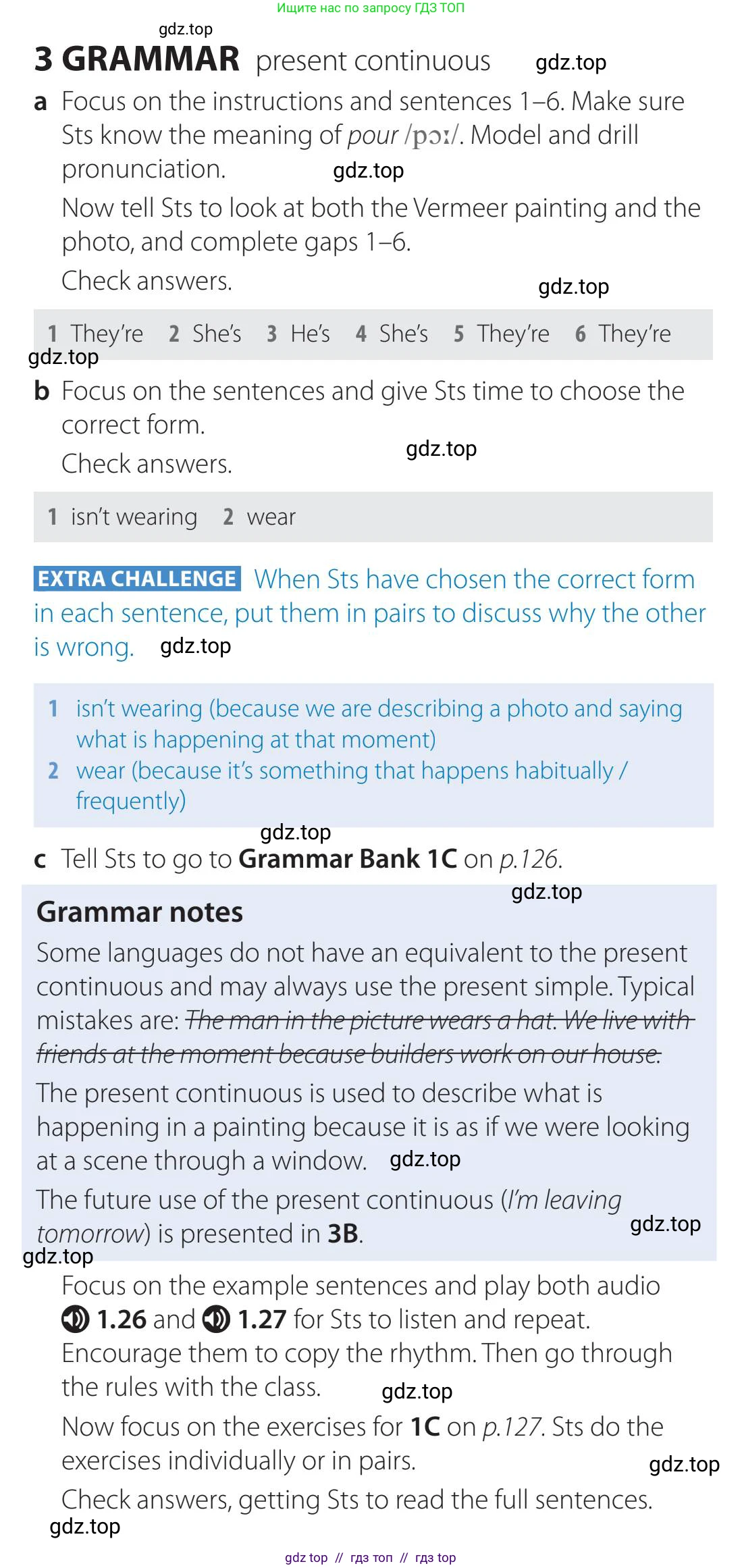 Английский язык (english), 5-11 класс Учебник (Student's book), авторы: Latham-Koenig Christina, Oxenden Clive, Lambert Jerry, издательство Oxford University Press, Москва, белого цвета, страница 10, номер 3, Teacher's Guide