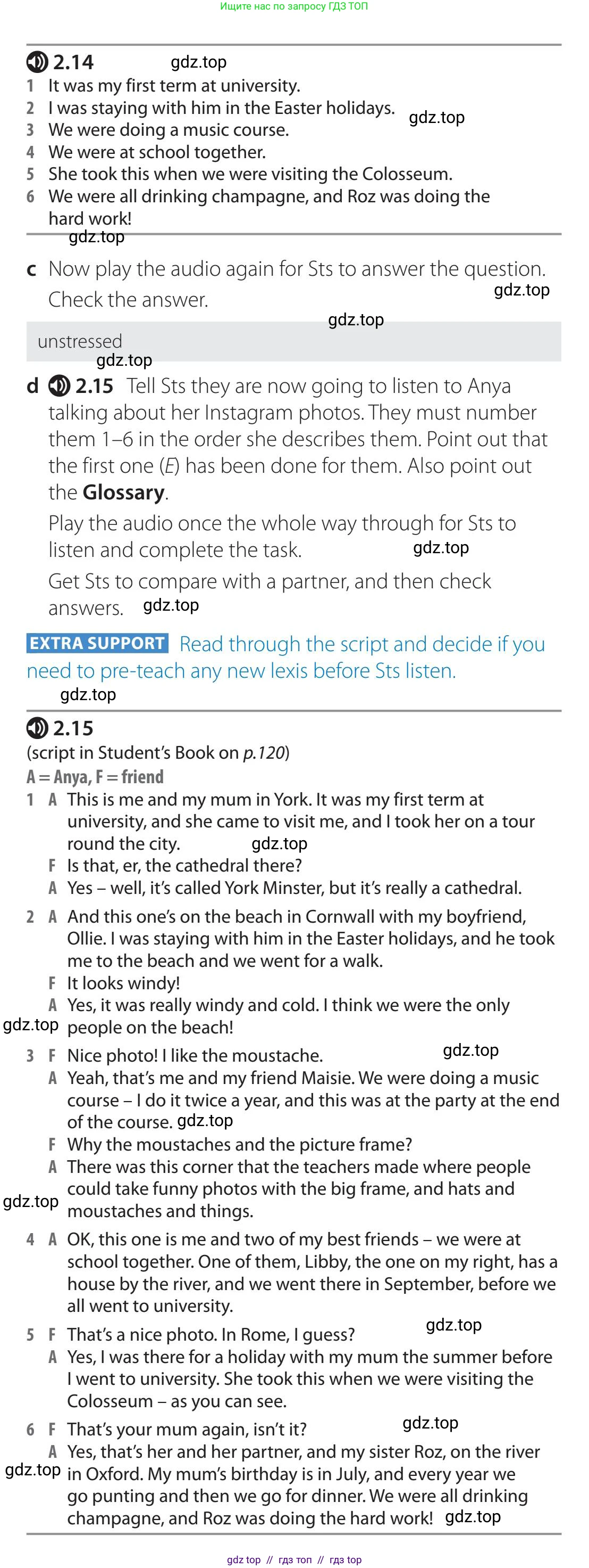 Английский язык (english), 5-11 класс Учебник (Student's book), авторы: Latham-Koenig Christina, Oxenden Clive, Lambert Jerry, издательство Oxford University Press, Москва, белого цвета, страница 17, номер 4, Teacher's Guide (продолжение 2)