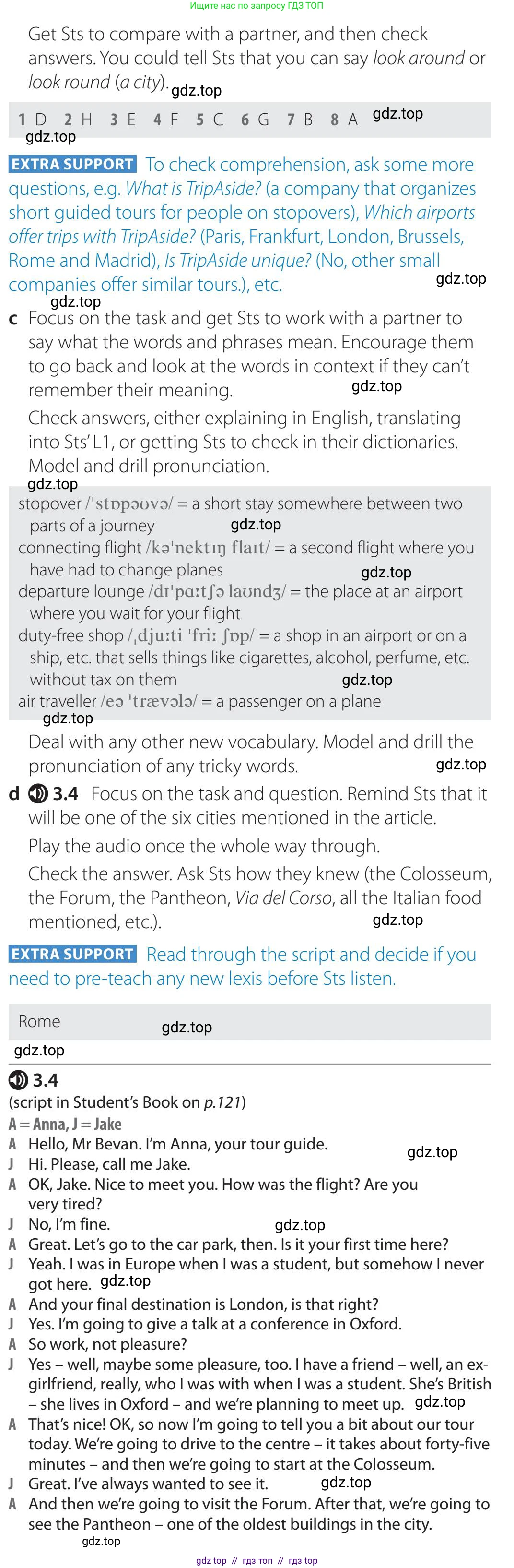Английский язык (english), 5-11 класс Учебник (Student's book), авторы: Latham-Koenig Christina, Oxenden Clive, Lambert Jerry, издательство Oxford University Press, Москва, белого цвета, страница 22, номер 3, Teacher's Guide (продолжение 2)