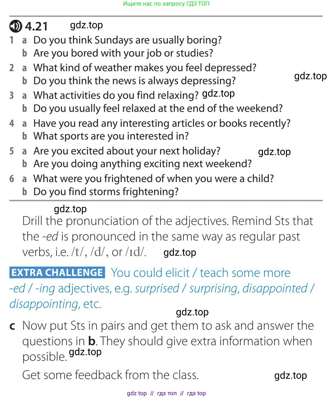 Английский язык (english), 5-11 класс Учебник (Student's book), авторы: Latham-Koenig Christina, Oxenden Clive, Lambert Jerry, издательство Oxford University Press, Москва, белого цвета, страница 34, номер 2, Teacher's Guide (продолжение 2)