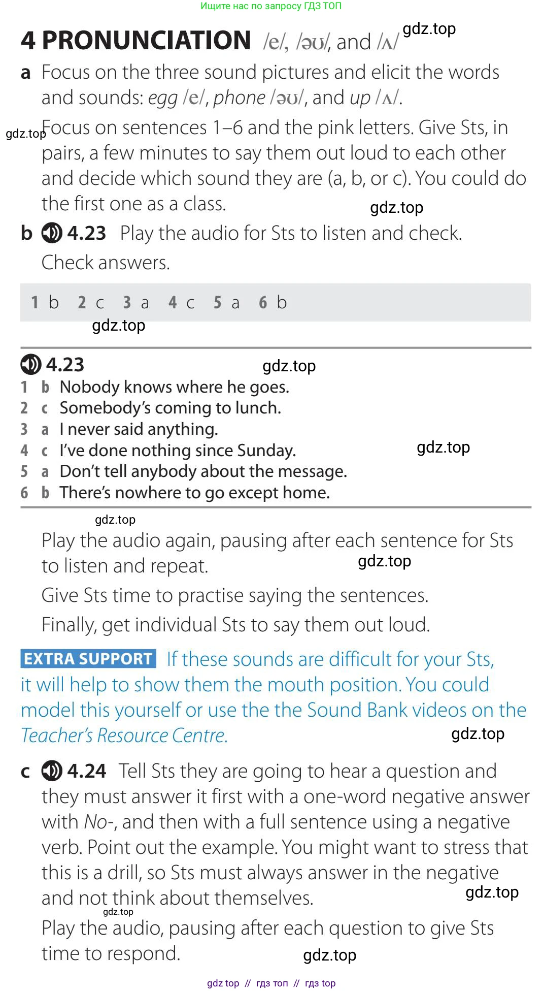 Английский язык (english), 5-11 класс Учебник (Student's book), авторы: Latham-Koenig Christina, Oxenden Clive, Lambert Jerry, издательство Oxford University Press, Москва, белого цвета, страница 35, номер 4, Teacher's Guide