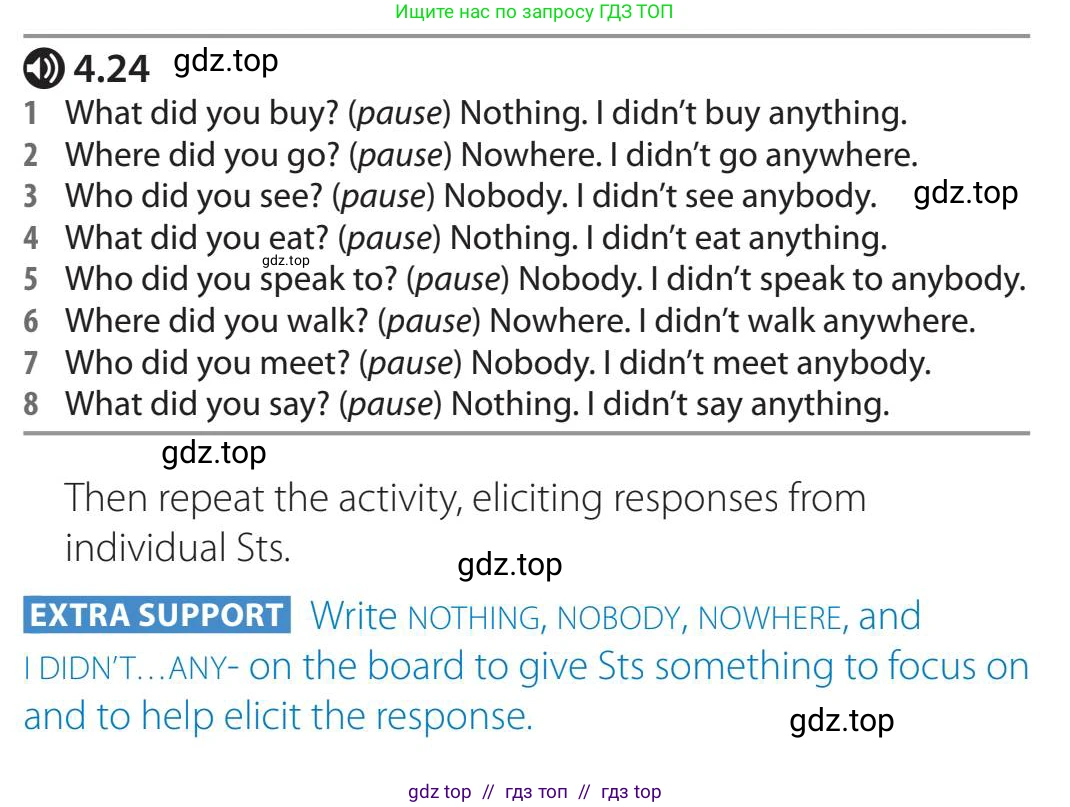 Английский язык (english), 5-11 класс Учебник (Student's book), авторы: Latham-Koenig Christina, Oxenden Clive, Lambert Jerry, издательство Oxford University Press, Москва, белого цвета, страница 35, номер 4, Teacher's Guide (продолжение 2)