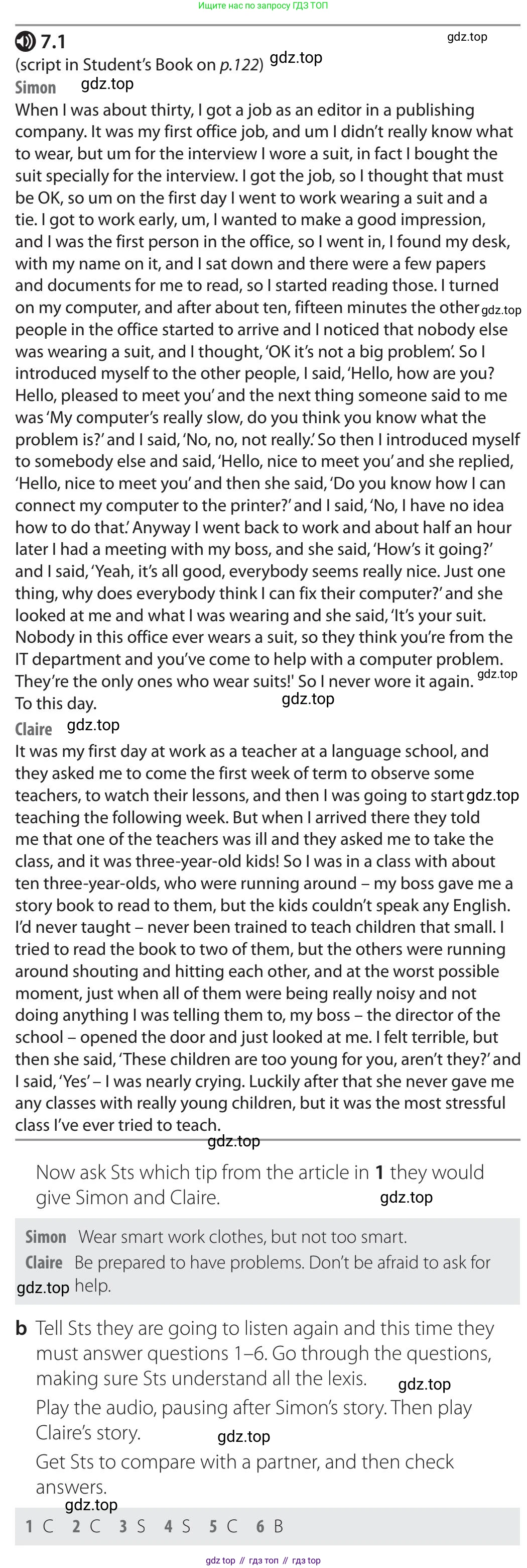 Английский язык (english), 5-11 класс Учебник (Student's book), авторы: Latham-Koenig Christina, Oxenden Clive, Lambert Jerry, издательство Oxford University Press, Москва, белого цвета, страница 54, номер 2, Teacher's Guide (продолжение 2)