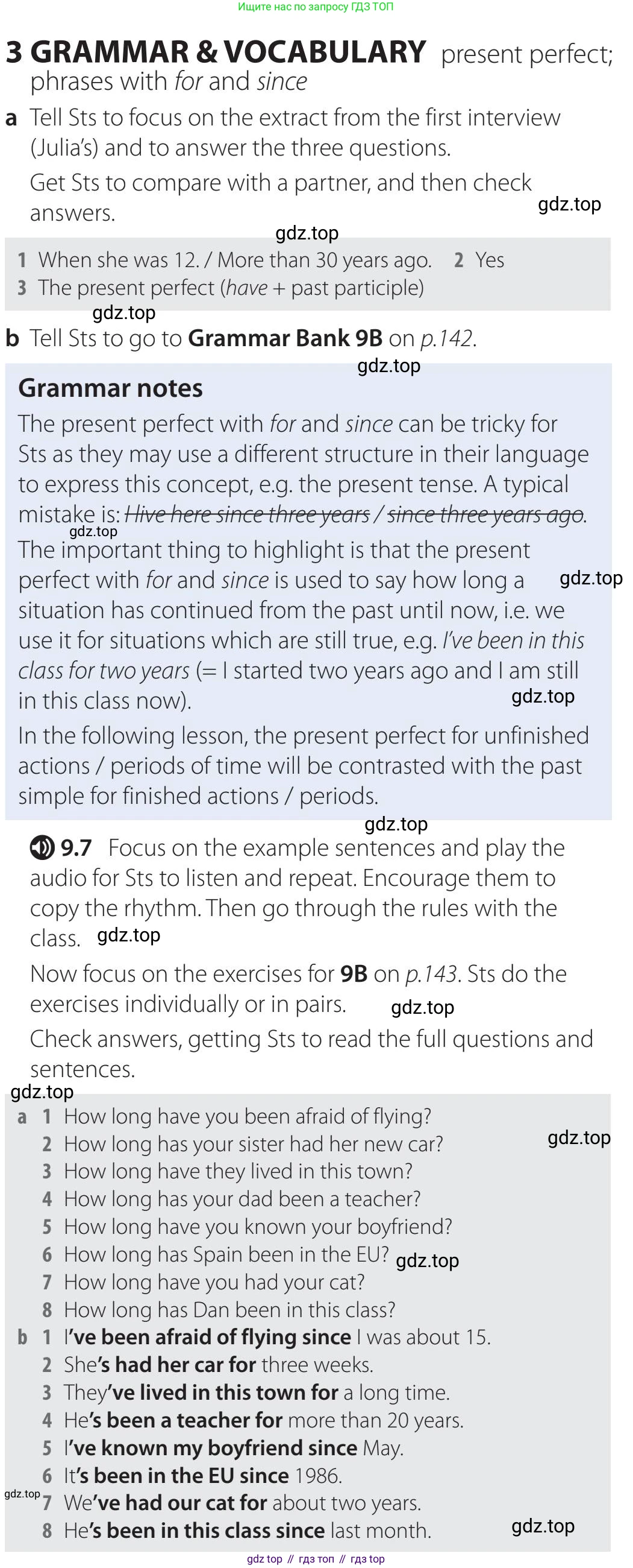 Английский язык (english), 5-11 класс Учебник (Student's book), авторы: Latham-Koenig Christina, Oxenden Clive, Lambert Jerry, издательство Oxford University Press, Москва, белого цвета, страница 73, номер 3, Teacher's Guide