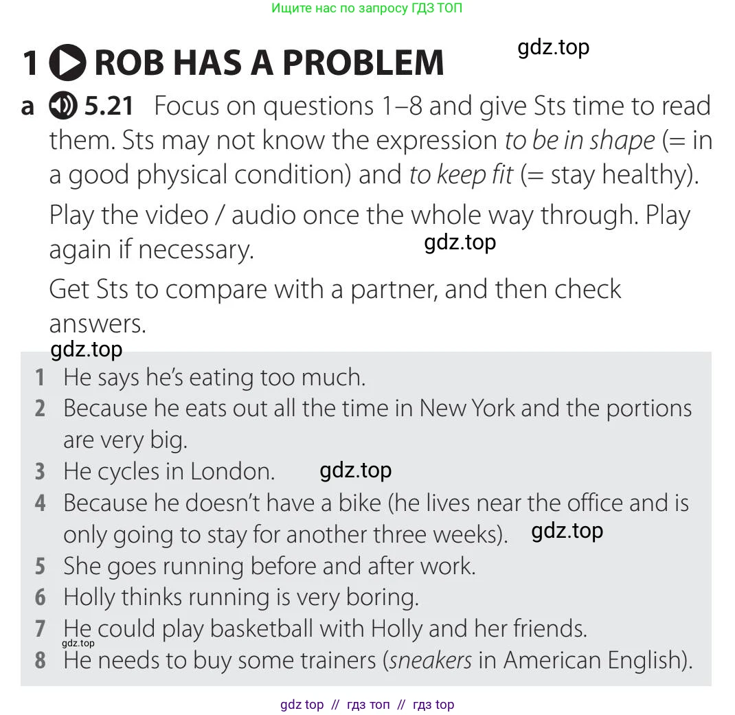 Английский язык (english), 5-11 класс Учебник (Student's book), авторы: Latham-Koenig Christina, Oxenden Clive, Lambert Jerry, издательство Oxford University Press, Москва, белого цвета, страница 44, номер 1, Teacher's Guide