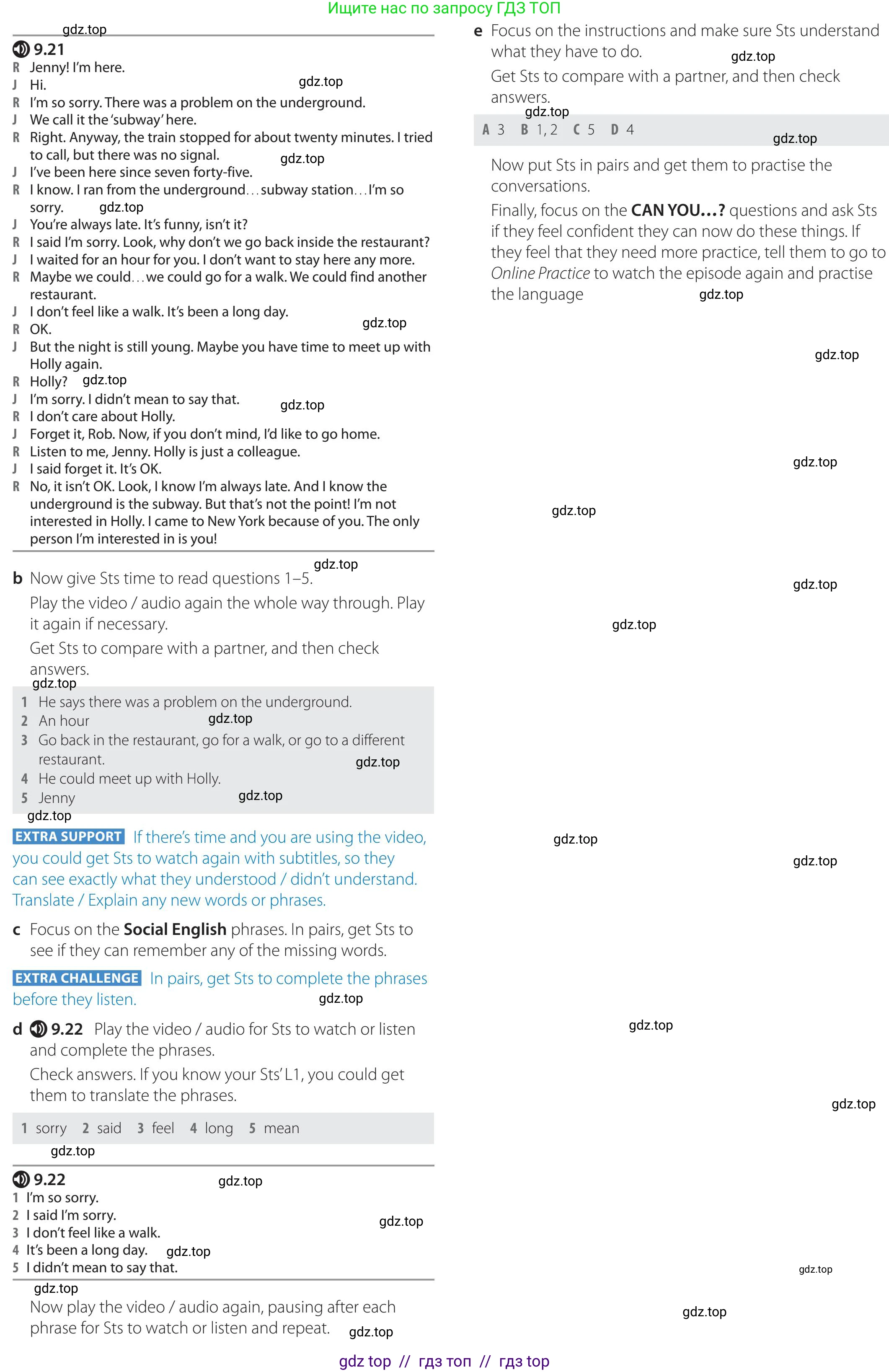 Английский язык (english), 5-11 класс Учебник (Student's book), авторы: Latham-Koenig Christina, Oxenden Clive, Lambert Jerry, издательство Oxford University Press, Москва, белого цвета, страница 77, номер 4, Teacher's Guide (продолжение 2)