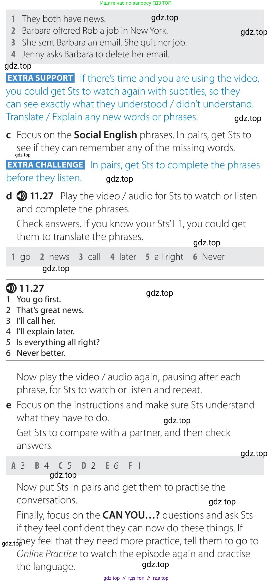 Английский язык (english), 5-11 класс Учебник (Student's book), авторы: Latham-Koenig Christina, Oxenden Clive, Lambert Jerry, издательство Oxford University Press, Москва, белого цвета, страница 93, номер 3, Teacher's Guide (продолжение 2)