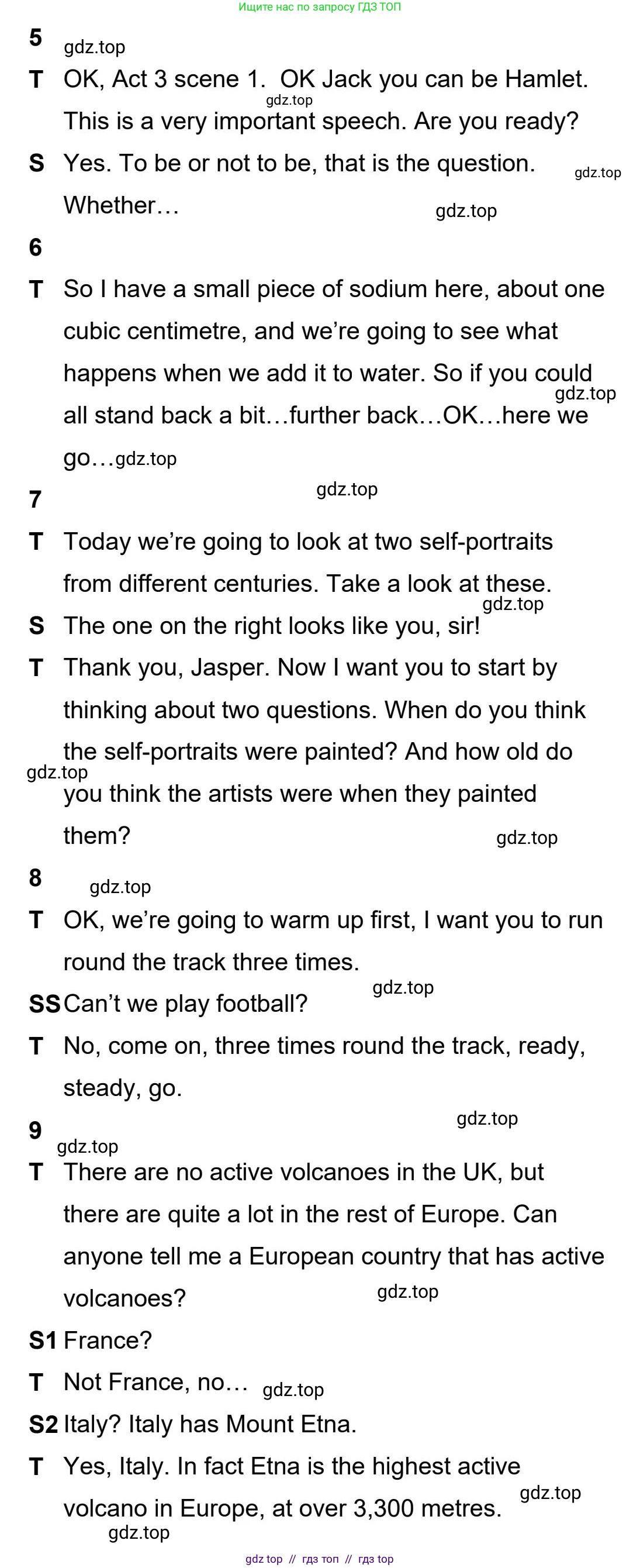 Английский язык (english), 5-11 класс Учебник (Student's book), авторы: Latham-Koenig Christina, Oxenden Clive, Lambert Jerry, издательство Oxford University Press, Москва, белого цвета, страница 86, номер 1, Student’s Book Audioscript (продолжение 2)