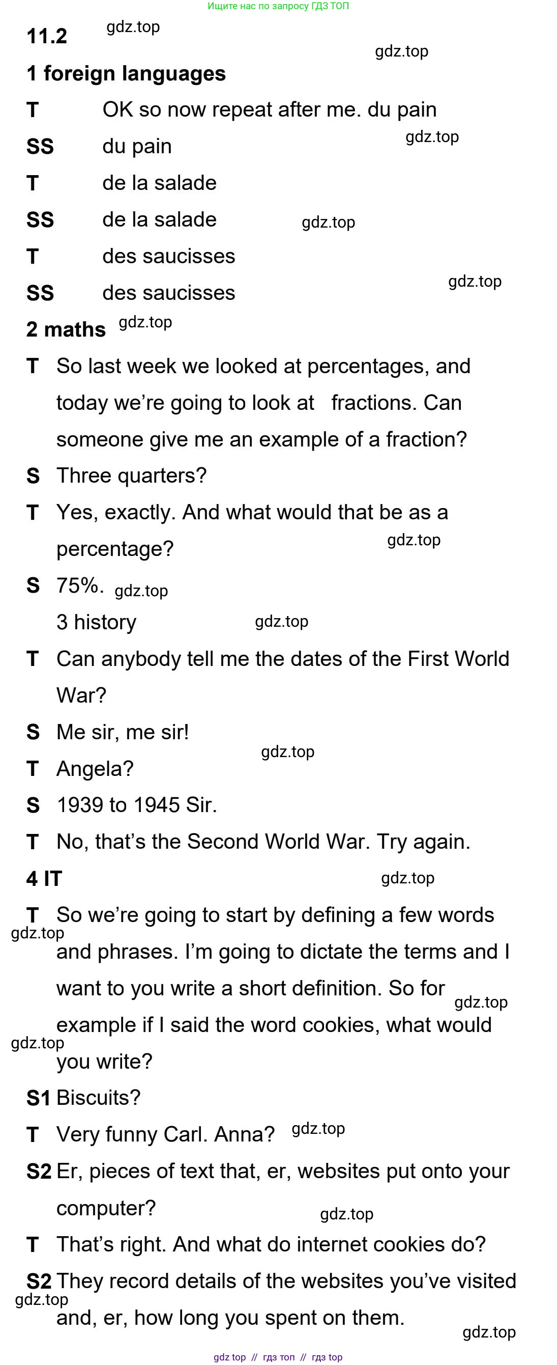 Английский язык (english), 5-11 класс Учебник (Student's book), авторы: Latham-Koenig Christina, Oxenden Clive, Lambert Jerry, издательство Oxford University Press, Москва, белого цвета, страница 86, номер 1, Student’s Book Audioscript (продолжение 3)