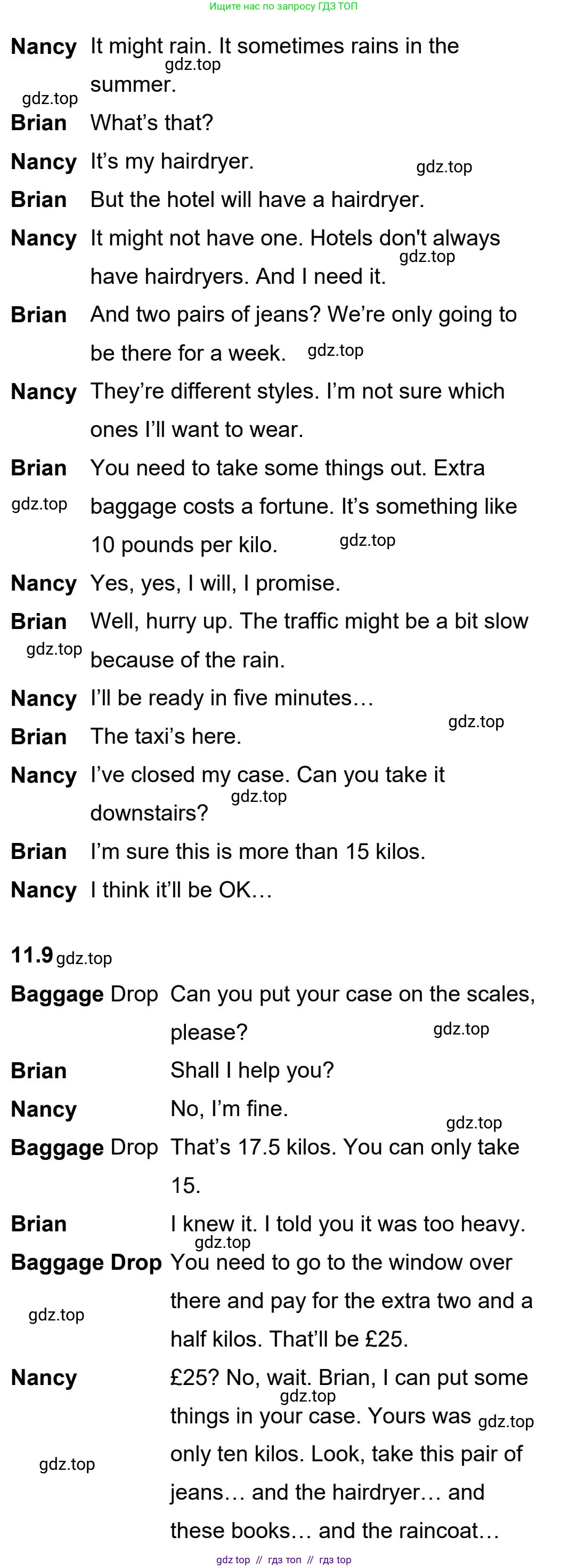 Английский язык (english), 5-11 класс Учебник (Student's book), авторы: Latham-Koenig Christina, Oxenden Clive, Lambert Jerry, издательство Oxford University Press, Москва, белого цвета, страница 88, номер 1, Student’s Book Audioscript (продолжение 2)