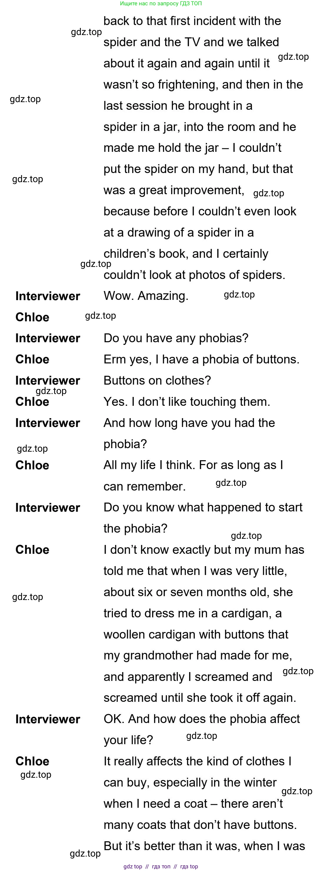 Английский язык (english), 5-11 класс Учебник (Student's book), авторы: Latham-Koenig Christina, Oxenden Clive, Lambert Jerry, издательство Oxford University Press, Москва, белого цвета, страница 73, номер 2, Student’s Book Audioscript (продолжение 2)