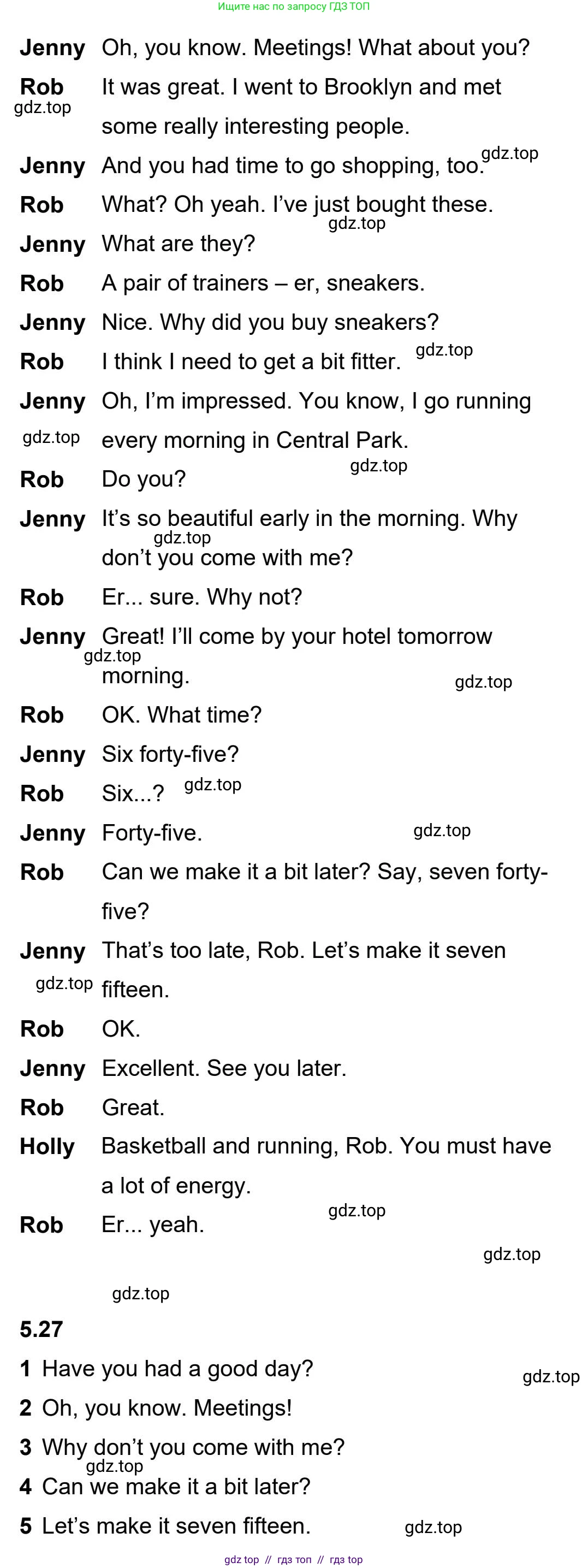 Английский язык (english), 5-11 класс Учебник (Student's book), авторы: Latham-Koenig Christina, Oxenden Clive, Lambert Jerry, издательство Oxford University Press, Москва, белого цвета, страница 45, номер 4, Student’s Book Audioscript (продолжение 2)