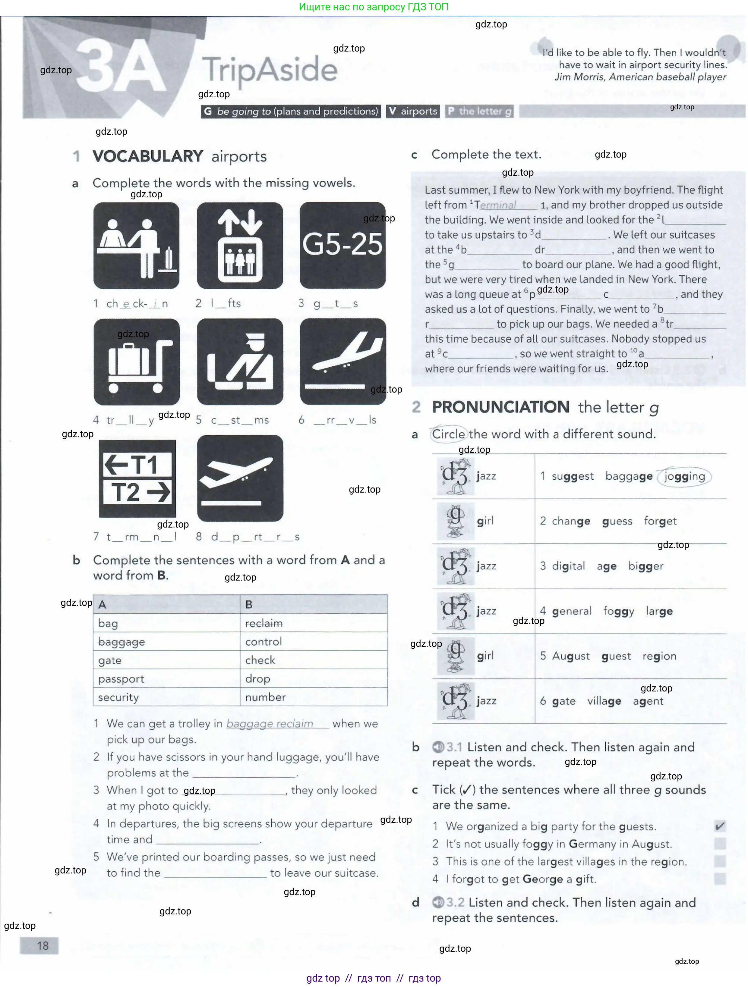 Английский язык (english), 5-11 класс Рабочая тетрадь (workbook), авторы: Latham-Koenig Christina, Oxenden Clive, Lambert Jerry, Seligson Paul, Duckworth Michael, издательство Oxford University Press, Москва, 2019, страница 18