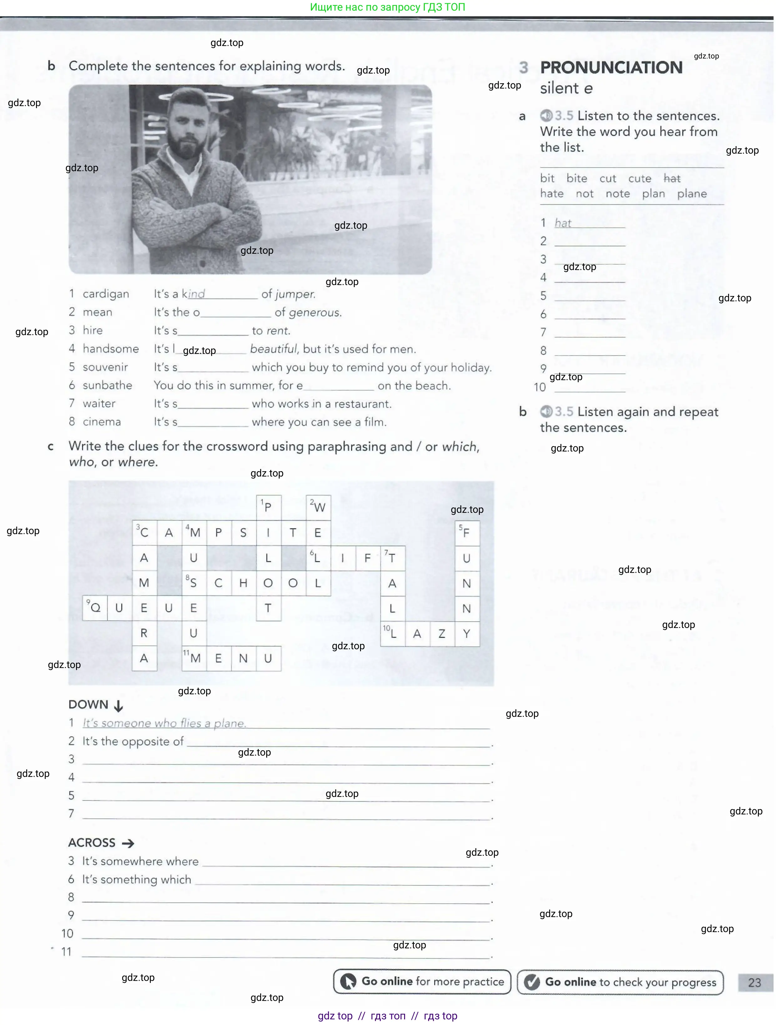 Английский язык (english), 5-11 класс Рабочая тетрадь (workbook), авторы: Latham-Koenig Christina, Oxenden Clive, Lambert Jerry, Seligson Paul, Duckworth Michael, издательство Oxford University Press, Москва, 2019, страница 23
