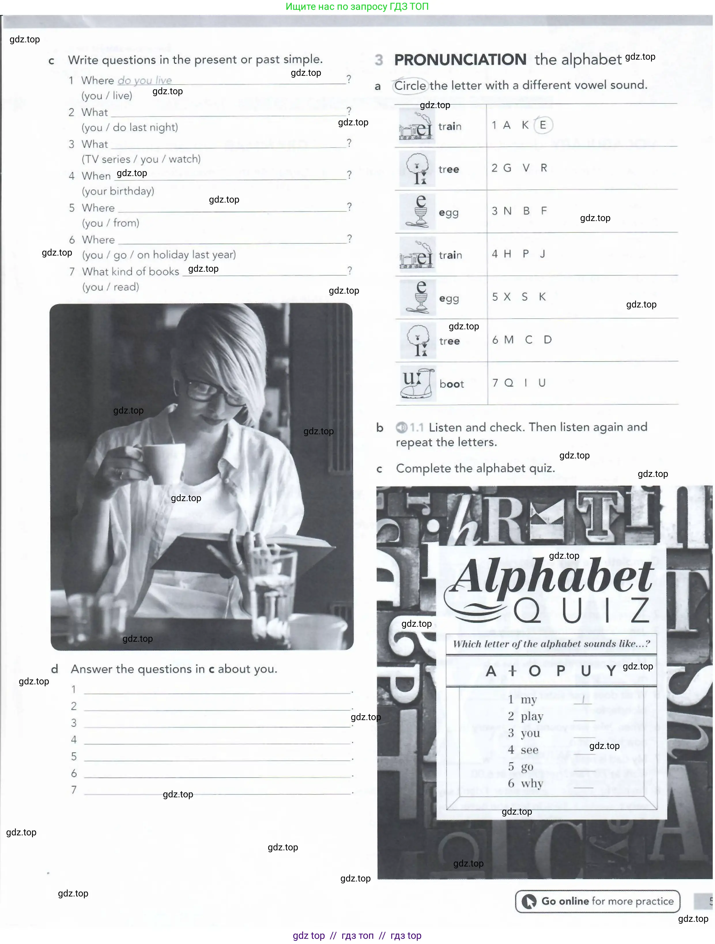 Английский язык (english), 5-11 класс Рабочая тетрадь (workbook), авторы: Latham-Koenig Christina, Oxenden Clive, Lambert Jerry, Seligson Paul, Duckworth Michael, издательство Oxford University Press, Москва, 2019, страница 5