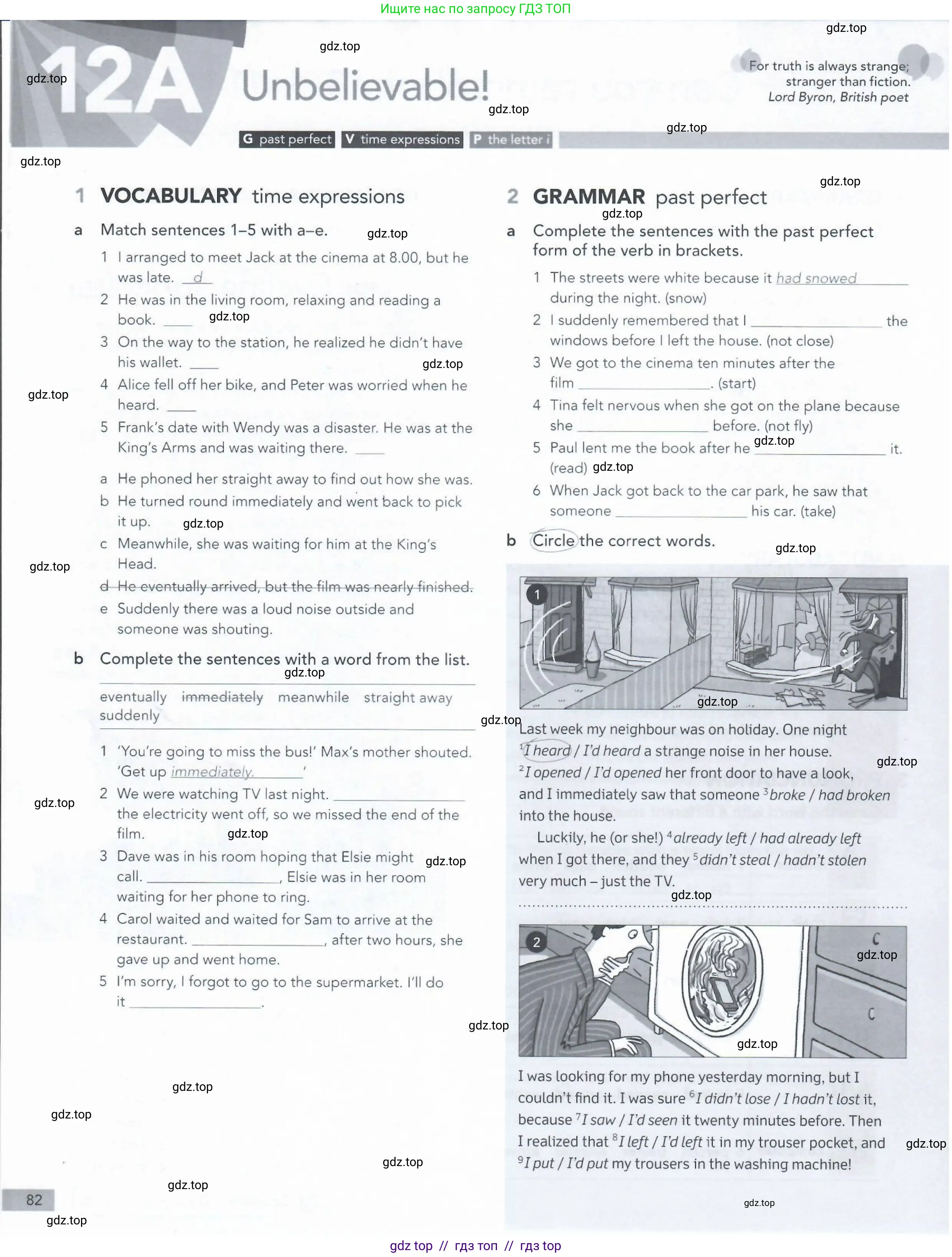 Английский язык (english), 5-11 класс Рабочая тетрадь (workbook), авторы: Latham-Koenig Christina, Oxenden Clive, Lambert Jerry, Seligson Paul, Duckworth Michael, издательство Oxford University Press, Москва, 2019, страница 82