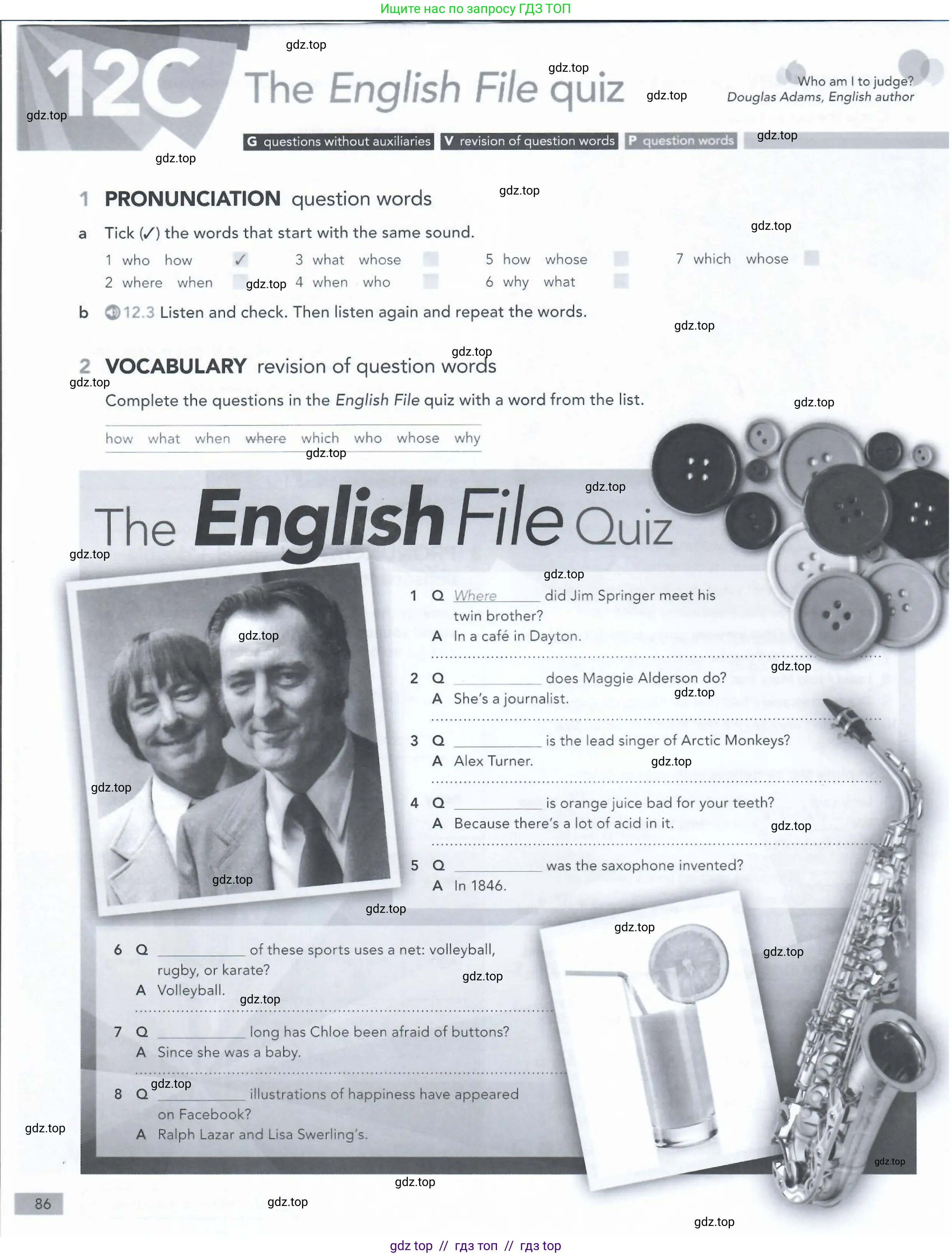 Английский язык (english), 5-11 класс Рабочая тетрадь (workbook), авторы: Latham-Koenig Christina, Oxenden Clive, Lambert Jerry, Seligson Paul, Duckworth Michael, издательство Oxford University Press, Москва, 2019, страница 86