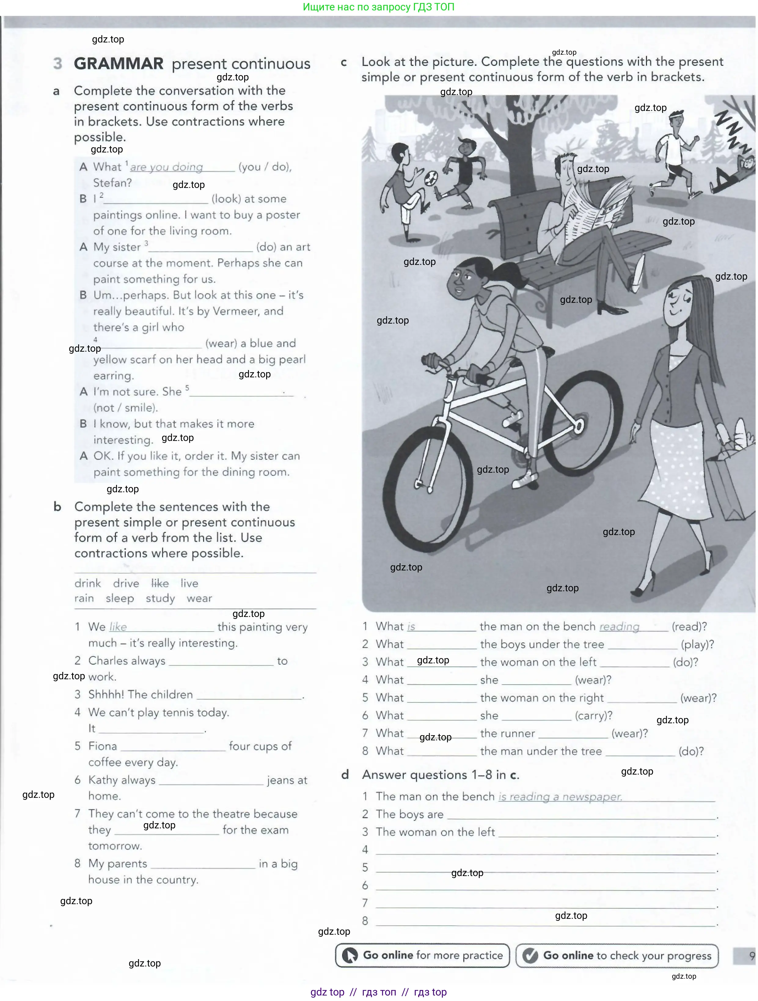 Английский язык (english), 5-11 класс Рабочая тетрадь (workbook), авторы: Latham-Koenig Christina, Oxenden Clive, Lambert Jerry, Seligson Paul, Duckworth Michael, издательство Oxford University Press, Москва, 2019, страница 9