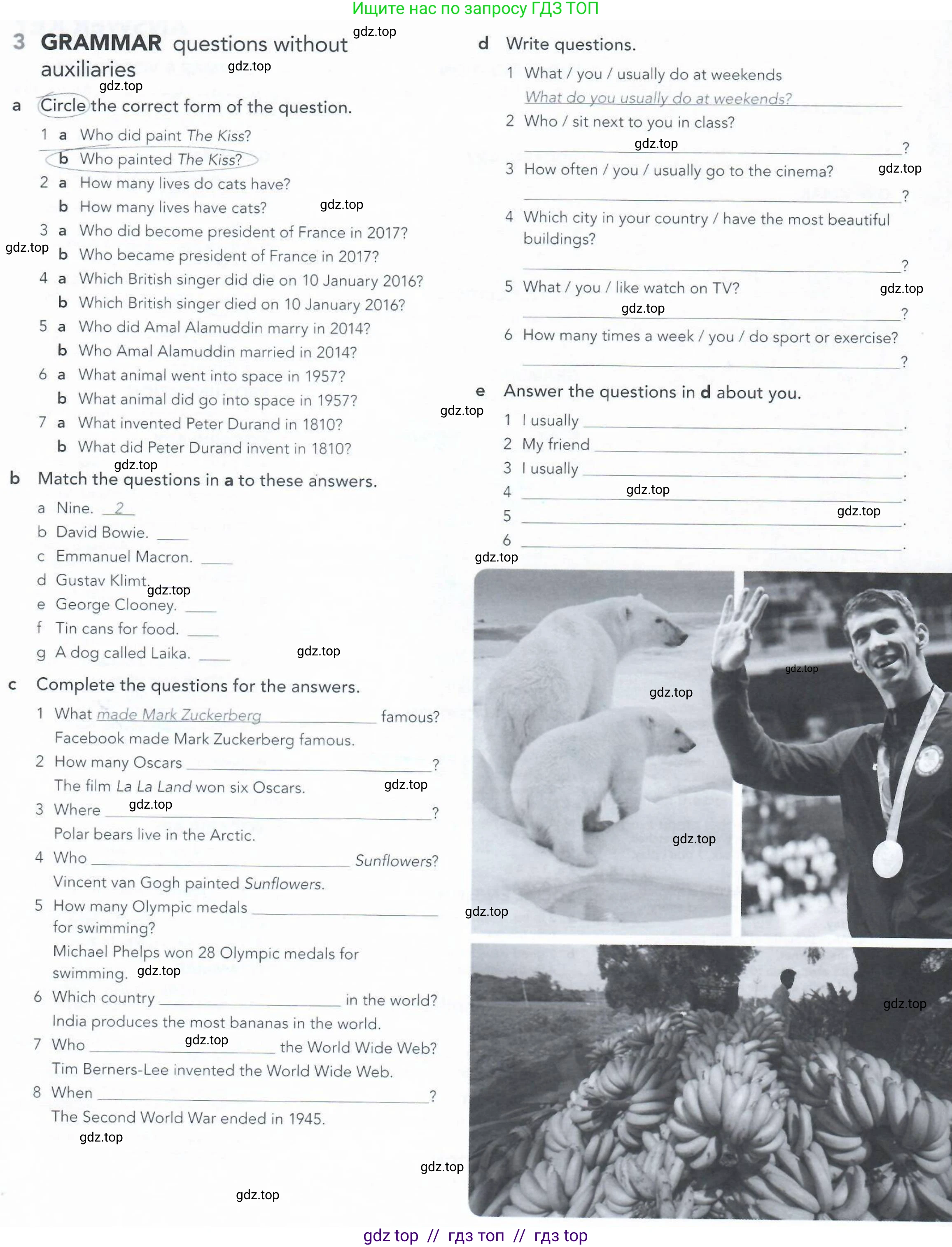 Английский язык (english), 5-11 класс Рабочая тетрадь (workbook), авторы: Latham-Koenig Christina, Oxenden Clive, Lambert Jerry, Seligson Paul, Duckworth Michael, издательство Oxford University Press, Москва, 2019, страница 87, номер 3, Условие