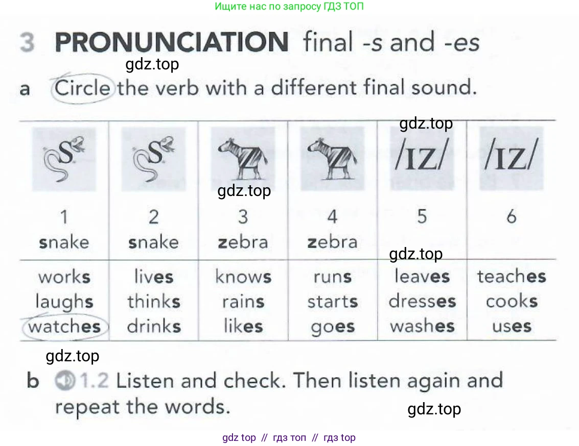 Английский язык (english), 5-11 класс Рабочая тетрадь (workbook), авторы: Latham-Koenig Christina, Oxenden Clive, Lambert Jerry, Seligson Paul, Duckworth Michael, издательство Oxford University Press, Москва, 2019, страница 7, номер 3, Условие