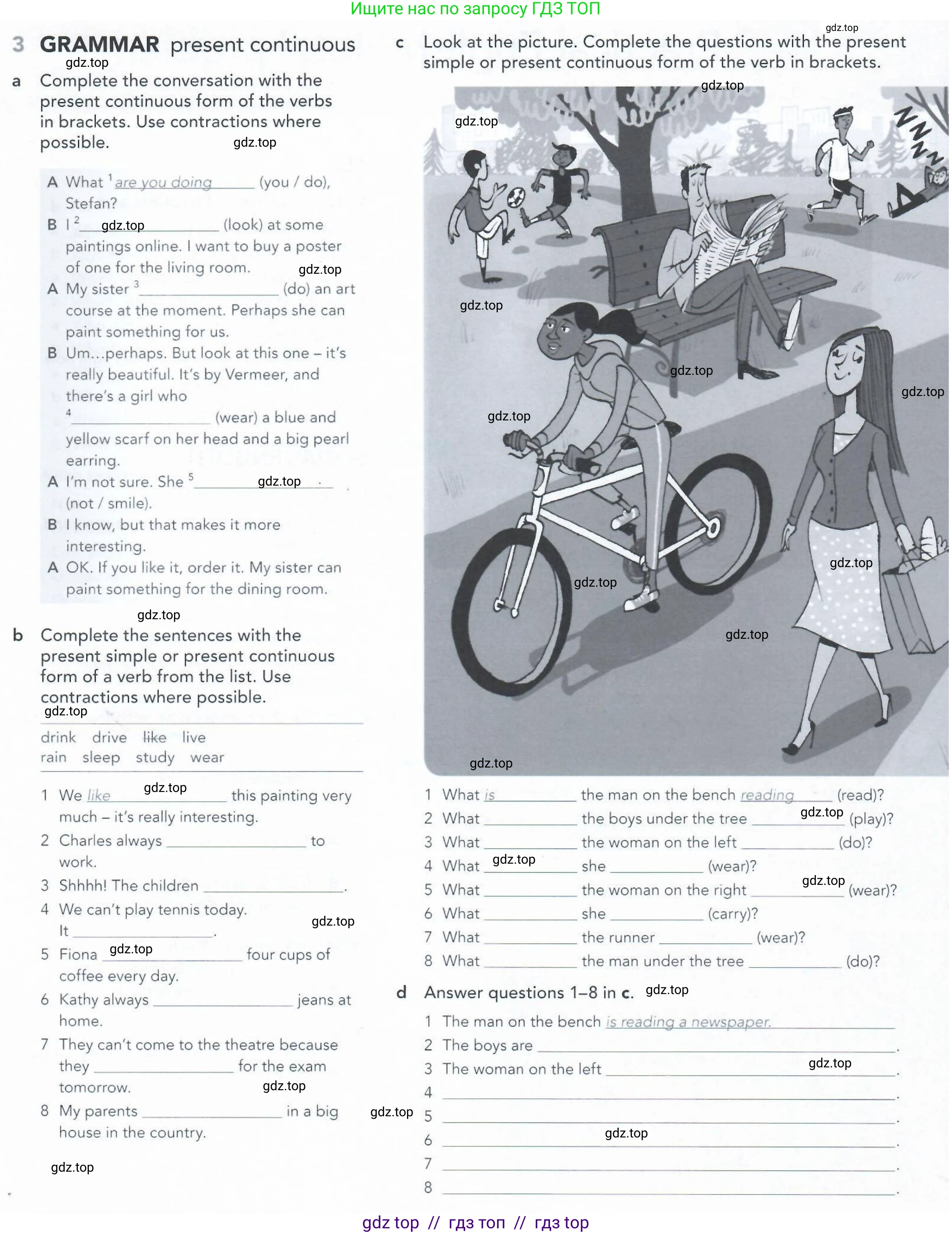 Английский язык (english), 5-11 класс Рабочая тетрадь (workbook), авторы: Latham-Koenig Christina, Oxenden Clive, Lambert Jerry, Seligson Paul, Duckworth Michael, издательство Oxford University Press, Москва, 2019, страница 9, номер 3, Условие