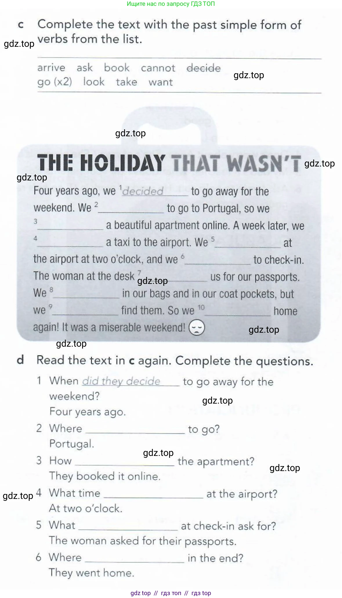 Английский язык (english), 5-11 класс Рабочая тетрадь (workbook), авторы: Latham-Koenig Christina, Oxenden Clive, Lambert Jerry, Seligson Paul, Duckworth Michael, издательство Oxford University Press, Москва, 2019, страница 12, номер 1, Условие (продолжение 2)