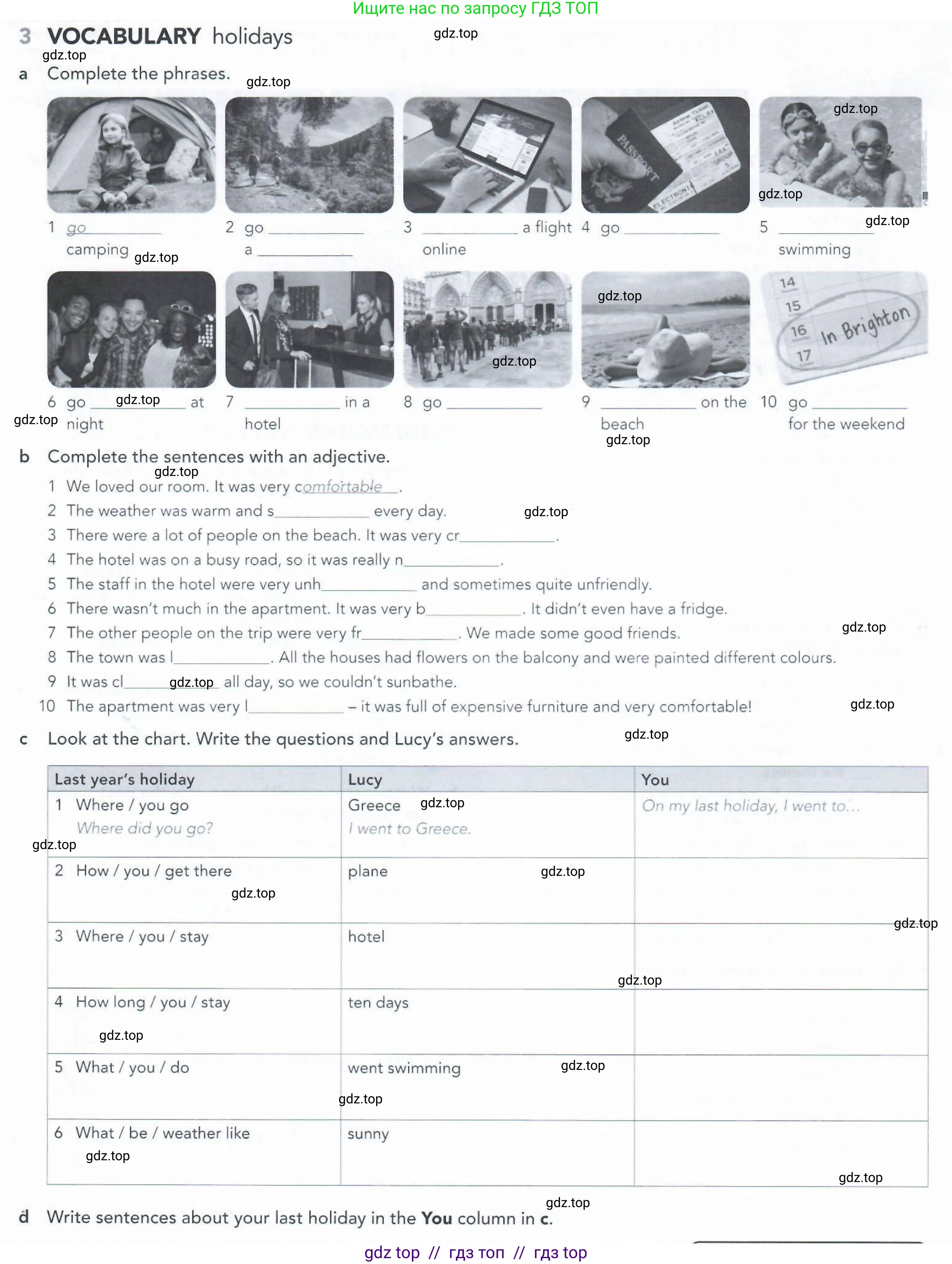 Английский язык (english), 5-11 класс Рабочая тетрадь (workbook), авторы: Latham-Koenig Christina, Oxenden Clive, Lambert Jerry, Seligson Paul, Duckworth Michael, издательство Oxford University Press, Москва, 2019, страница 13, номер 3, Условие