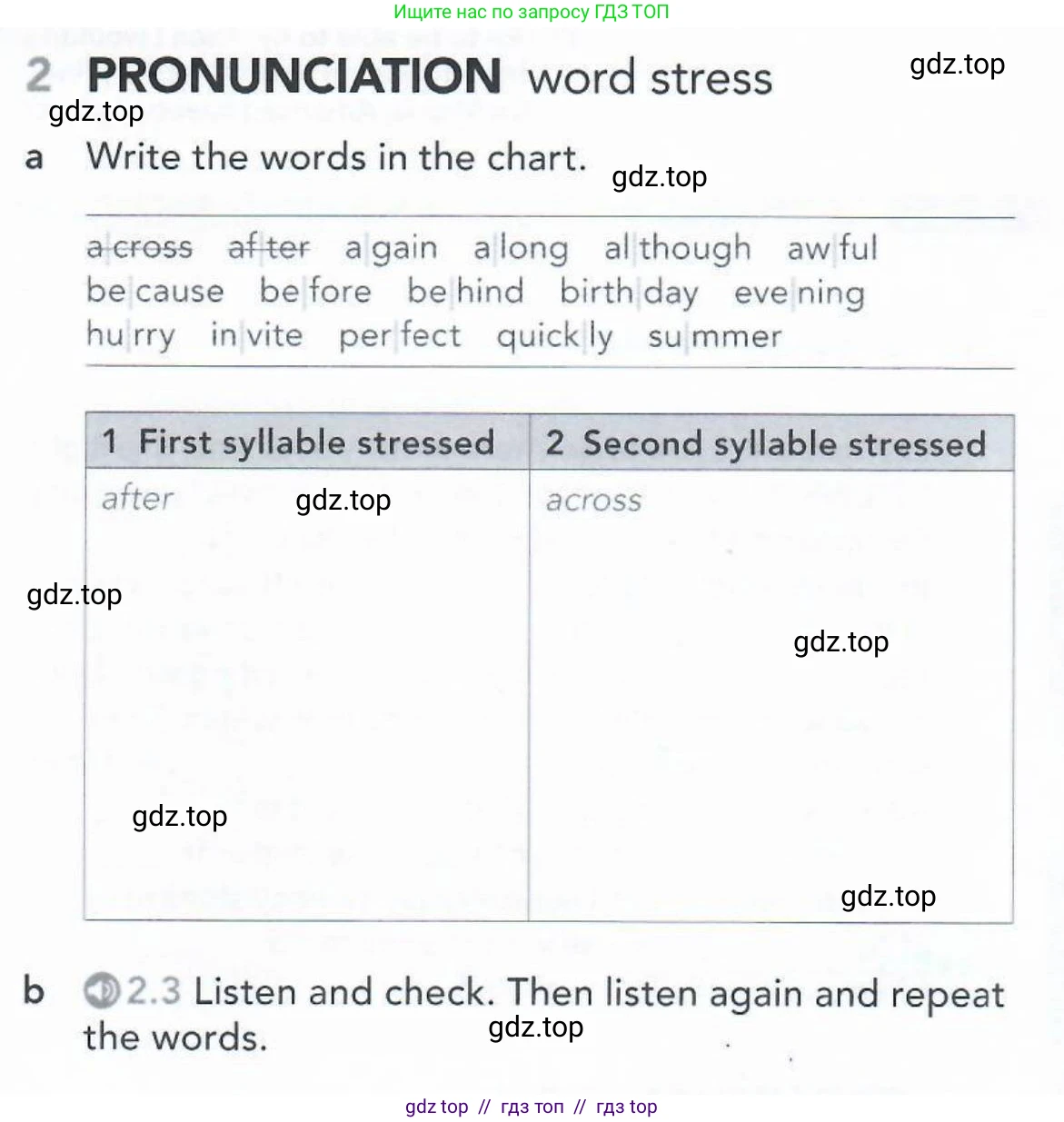 Английский язык (english), 5-11 класс Рабочая тетрадь (workbook), авторы: Latham-Koenig Christina, Oxenden Clive, Lambert Jerry, Seligson Paul, Duckworth Michael, издательство Oxford University Press, Москва, 2019, страница 17, номер 2, Условие