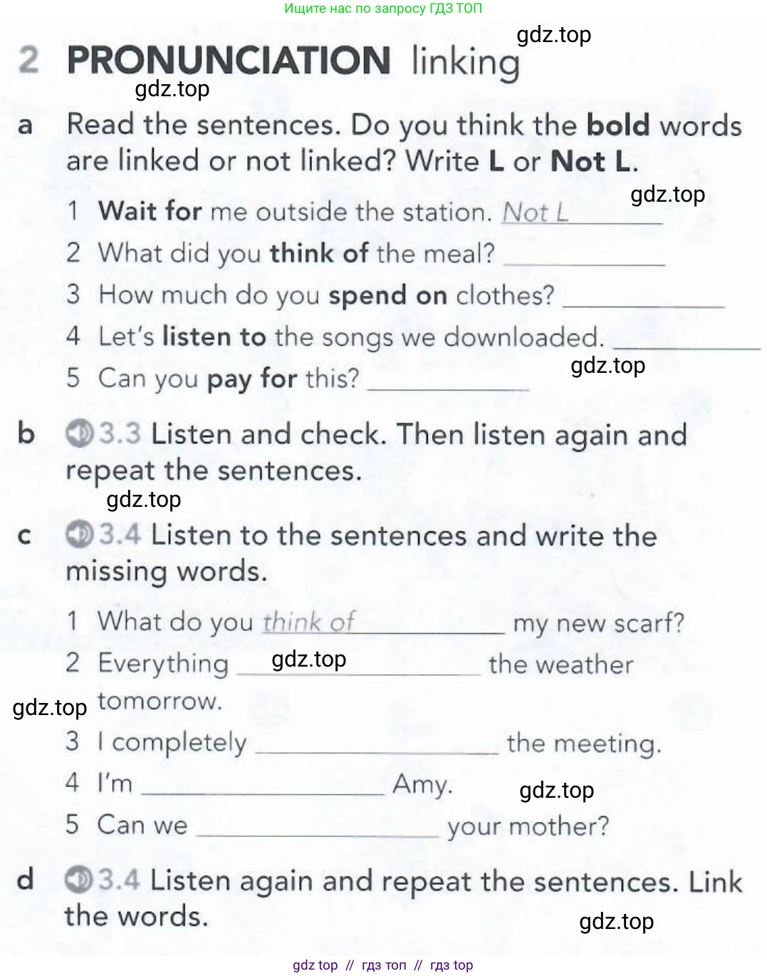 Английский язык (english), 5-11 класс Рабочая тетрадь (workbook), авторы: Latham-Koenig Christina, Oxenden Clive, Lambert Jerry, Seligson Paul, Duckworth Michael, издательство Oxford University Press, Москва, 2019, страница 20, номер 2, Условие