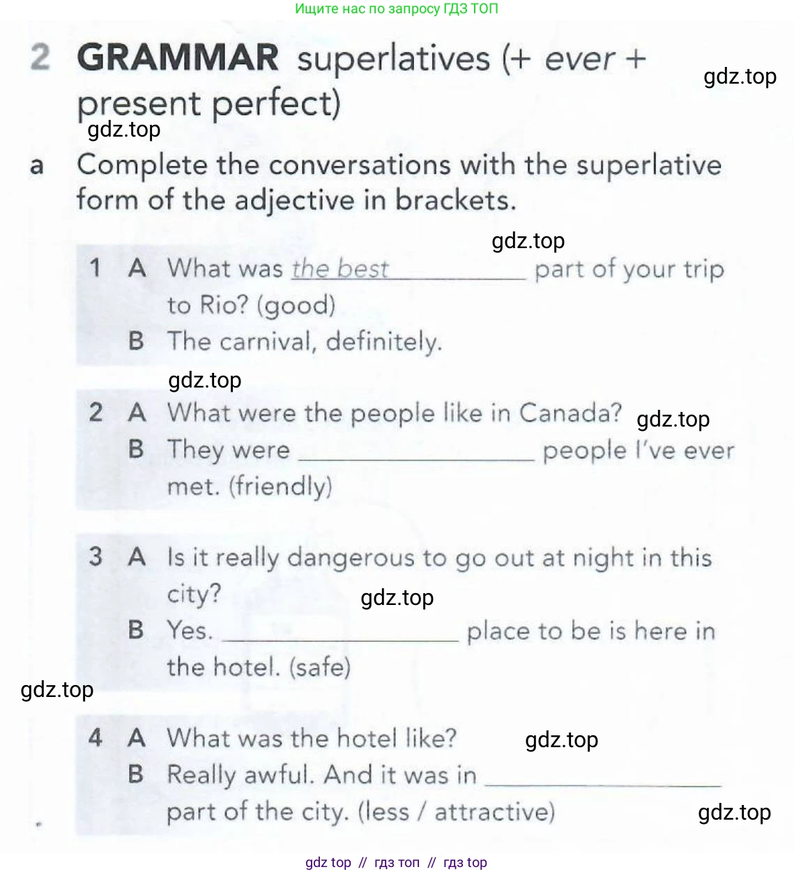 Английский язык (english), 5-11 класс Рабочая тетрадь (workbook), авторы: Latham-Koenig Christina, Oxenden Clive, Lambert Jerry, Seligson Paul, Duckworth Michael, издательство Oxford University Press, Москва, 2019, страница 35, номер 2, Условие