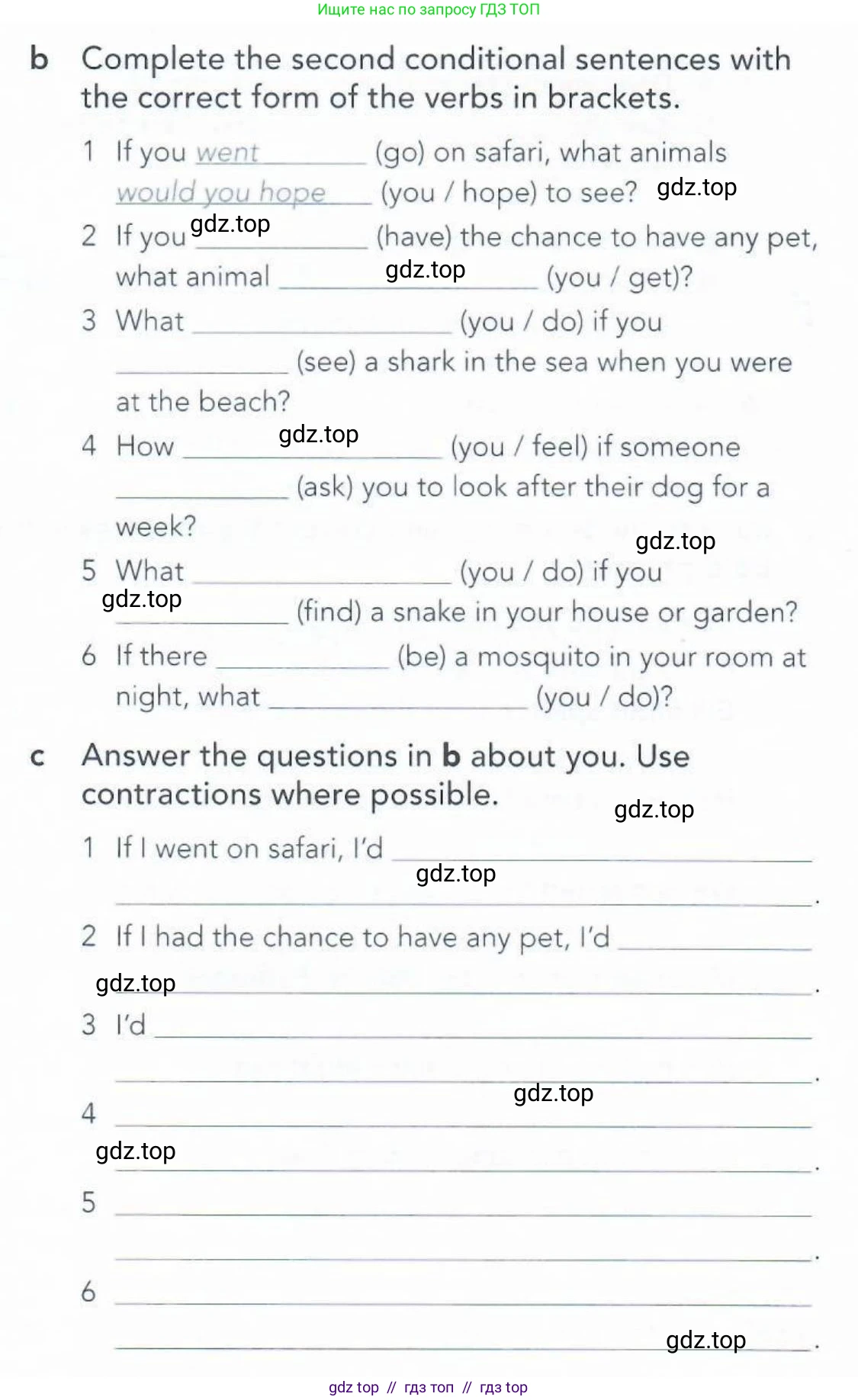 Английский язык (english), 5-11 класс Рабочая тетрадь (workbook), авторы: Latham-Koenig Christina, Oxenden Clive, Lambert Jerry, Seligson Paul, Duckworth Michael, издательство Oxford University Press, Москва, 2019, страница 61, номер 3, Условие (продолжение 2)