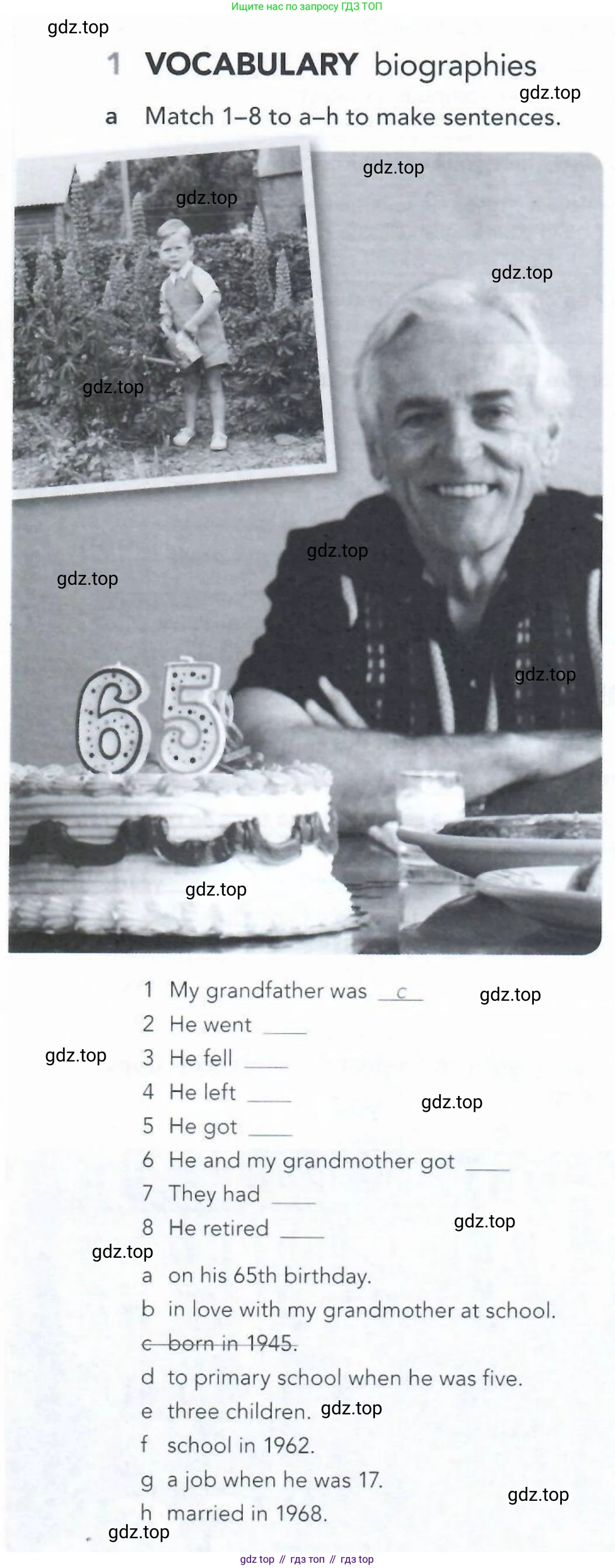 Английский язык (english), 5-11 класс Рабочая тетрадь (workbook), авторы: Latham-Koenig Christina, Oxenden Clive, Lambert Jerry, Seligson Paul, Duckworth Michael, издательство Oxford University Press, Москва, 2019, страница 64, номер 1, Условие