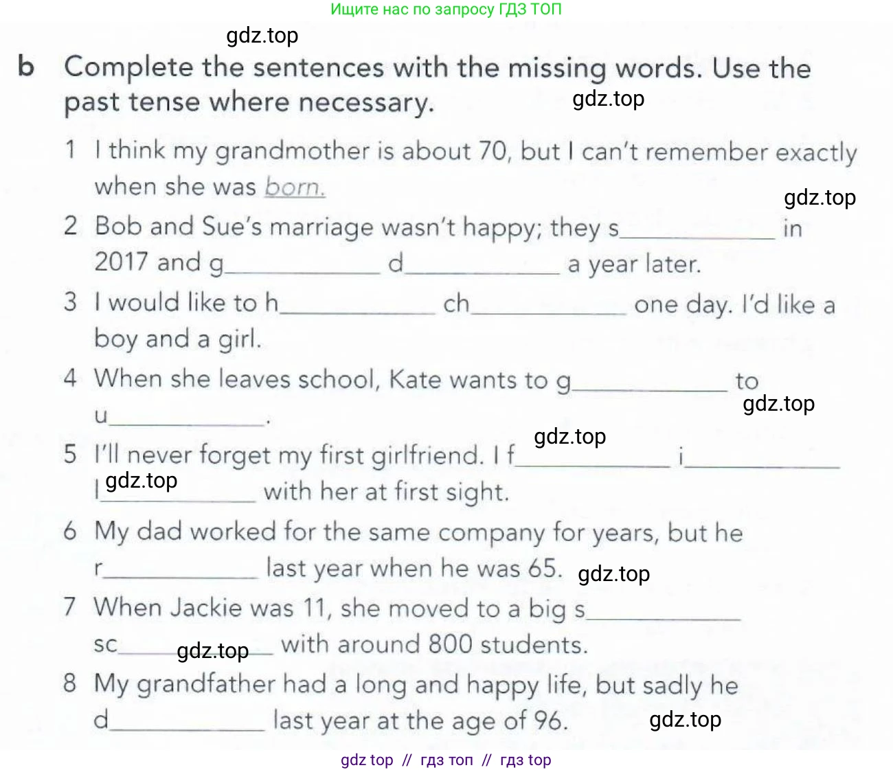 Английский язык (english), 5-11 класс Рабочая тетрадь (workbook), авторы: Latham-Koenig Christina, Oxenden Clive, Lambert Jerry, Seligson Paul, Duckworth Michael, издательство Oxford University Press, Москва, 2019, страница 64, номер 1, Условие (продолжение 2)