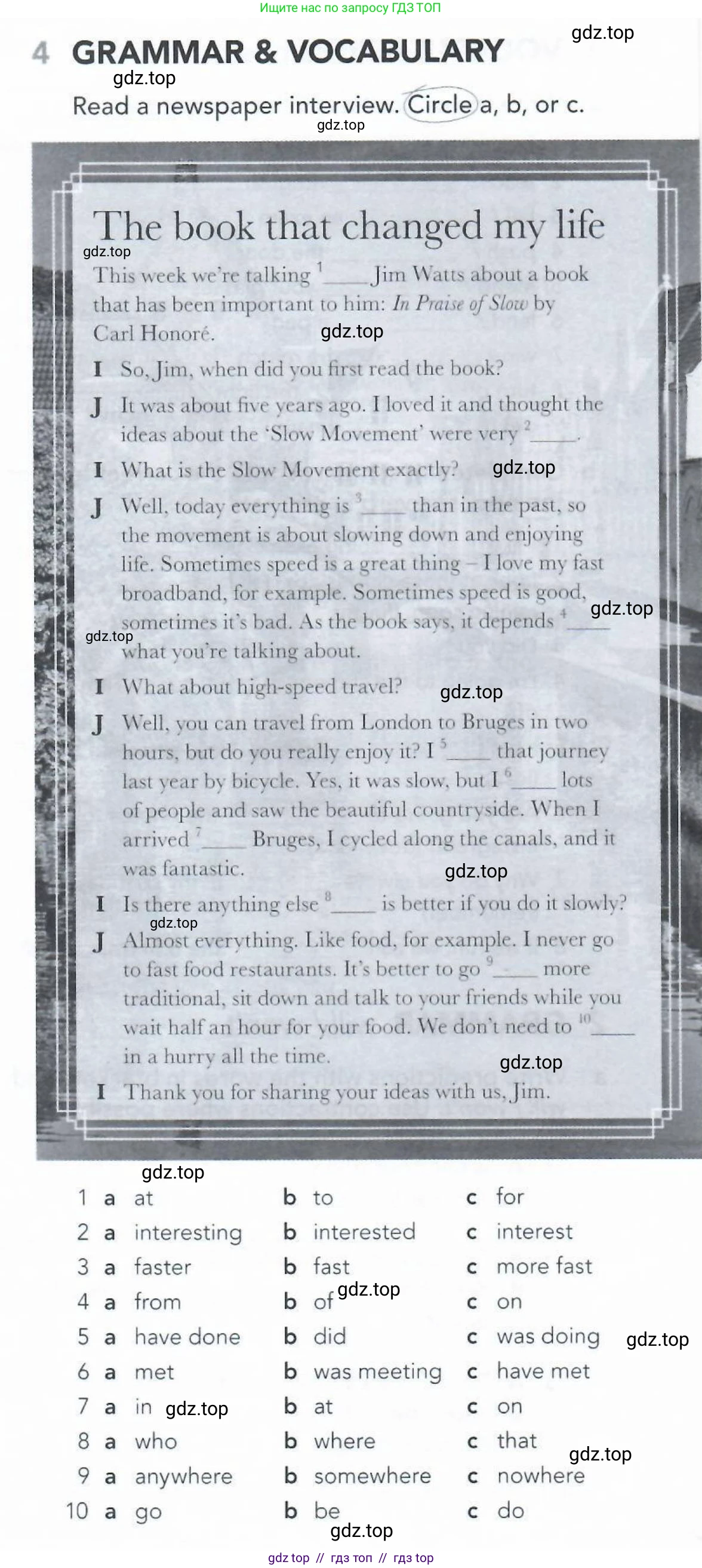 Английский язык (english), 5-11 класс Рабочая тетрадь (workbook), авторы: Latham-Koenig Christina, Oxenden Clive, Lambert Jerry, Seligson Paul, Duckworth Michael, издательство Oxford University Press, Москва, 2019, страница 39, номер 4, Условие