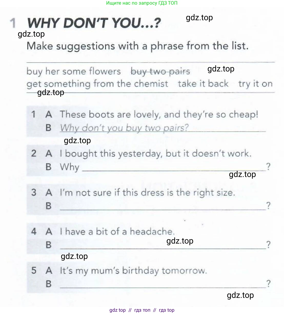 Английский язык (english), 5-11 класс Рабочая тетрадь (workbook), авторы: Latham-Koenig Christina, Oxenden Clive, Lambert Jerry, Seligson Paul, Duckworth Michael, издательство Oxford University Press, Москва, 2019, страница 38, номер 1, Условие