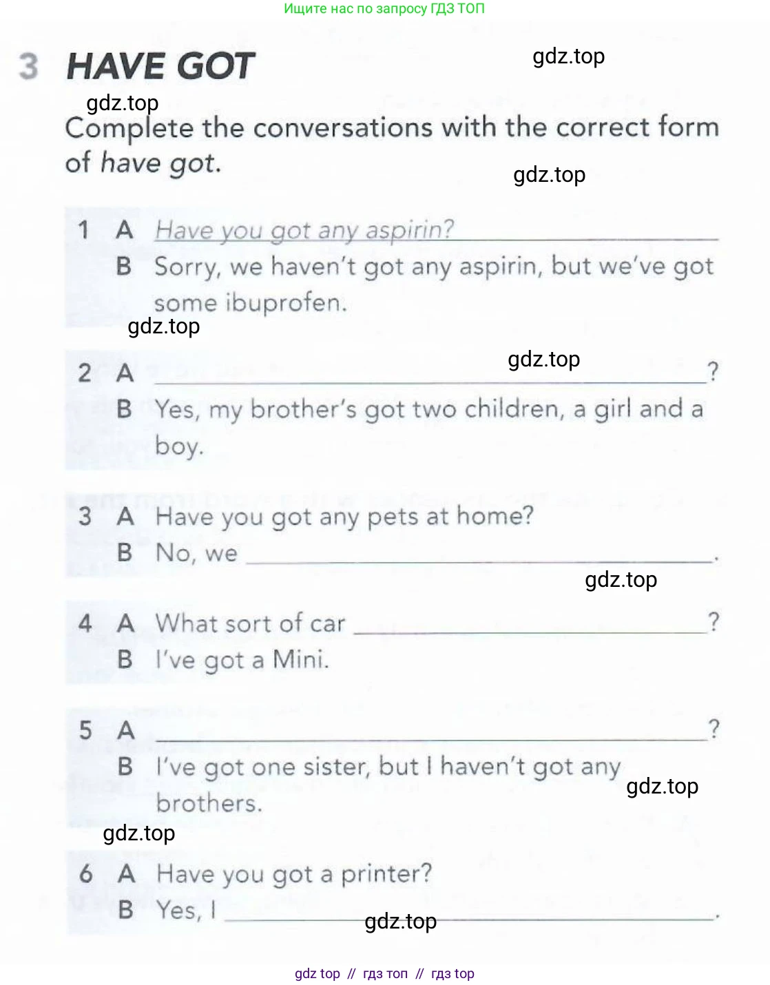 Английский язык (english), 5-11 класс Рабочая тетрадь (workbook), авторы: Latham-Koenig Christina, Oxenden Clive, Lambert Jerry, Seligson Paul, Duckworth Michael, издательство Oxford University Press, Москва, 2019, страница 52, номер 3, Условие