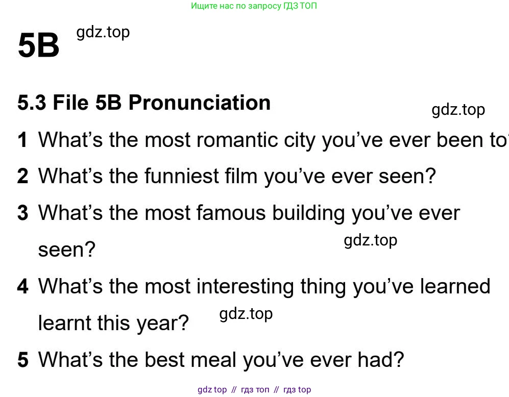 Английский язык (english), 5-11 класс Рабочая тетрадь (workbook), авторы: Latham-Koenig Christina, Oxenden Clive, Lambert Jerry, Seligson Paul, Duckworth Michael, издательство Oxford University Press, Москва, 2019, страница 35, номер 3, Workbook Audioscript